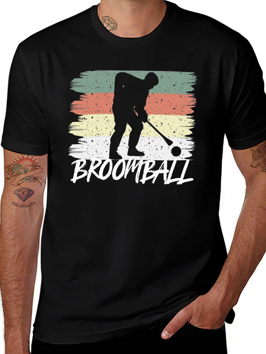 Broomball Graphic Tee - Vintage Style