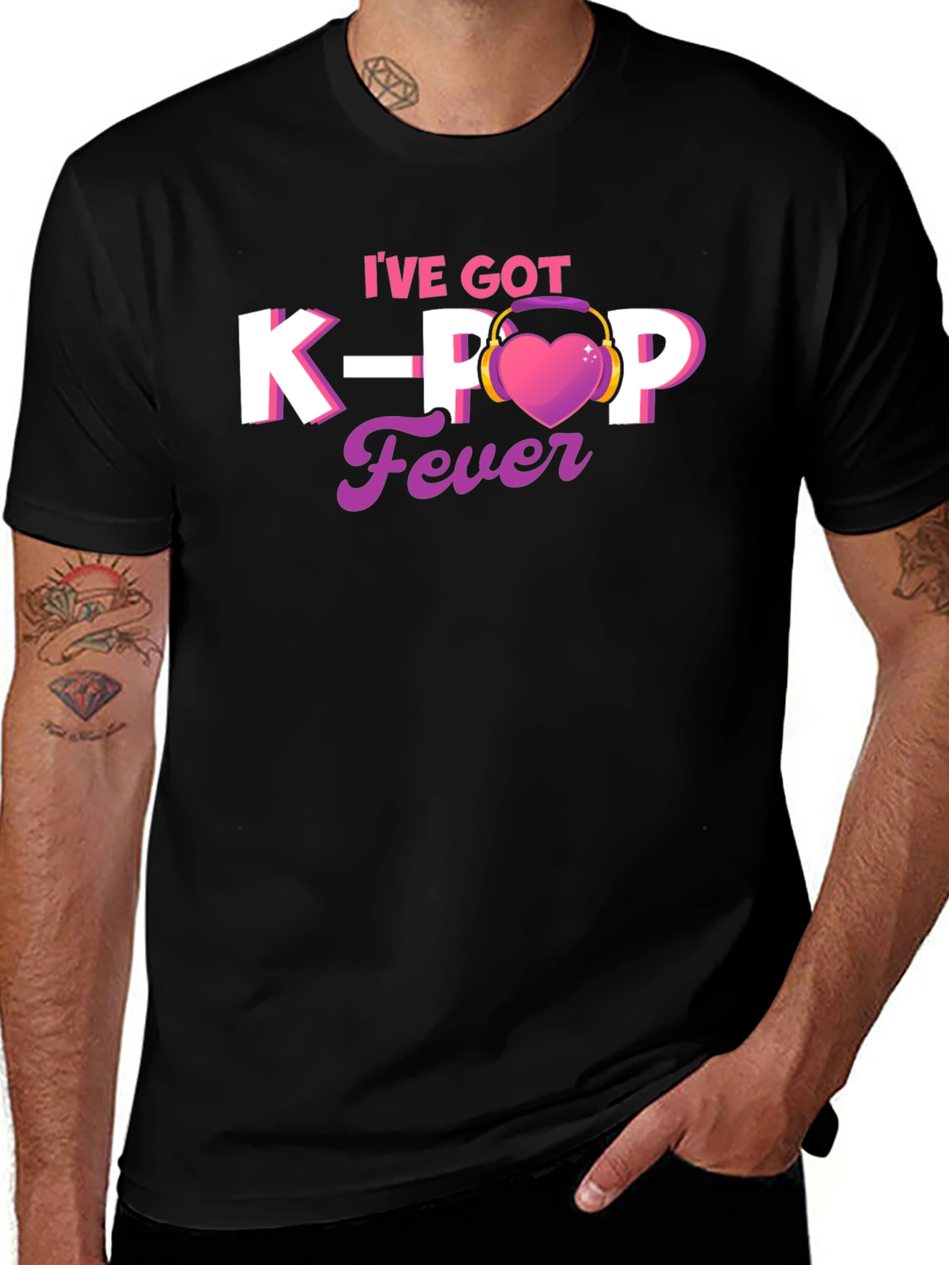 K-Pop Fever Graphic T-Shirt