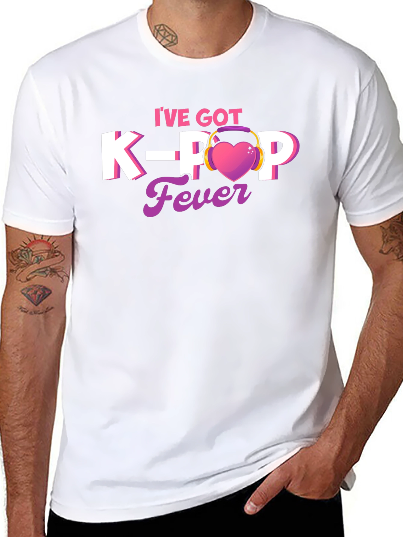 K-Pop Fever Graphic T-Shirt
