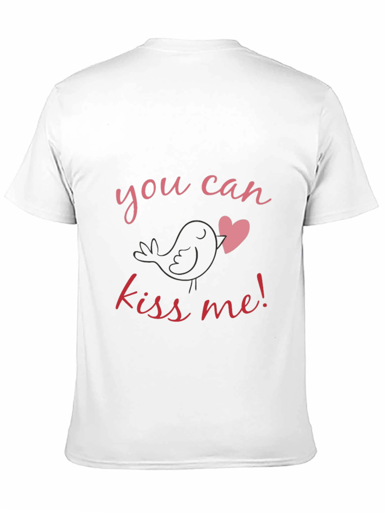 Kiss Me Bird Heart Graphic Tee