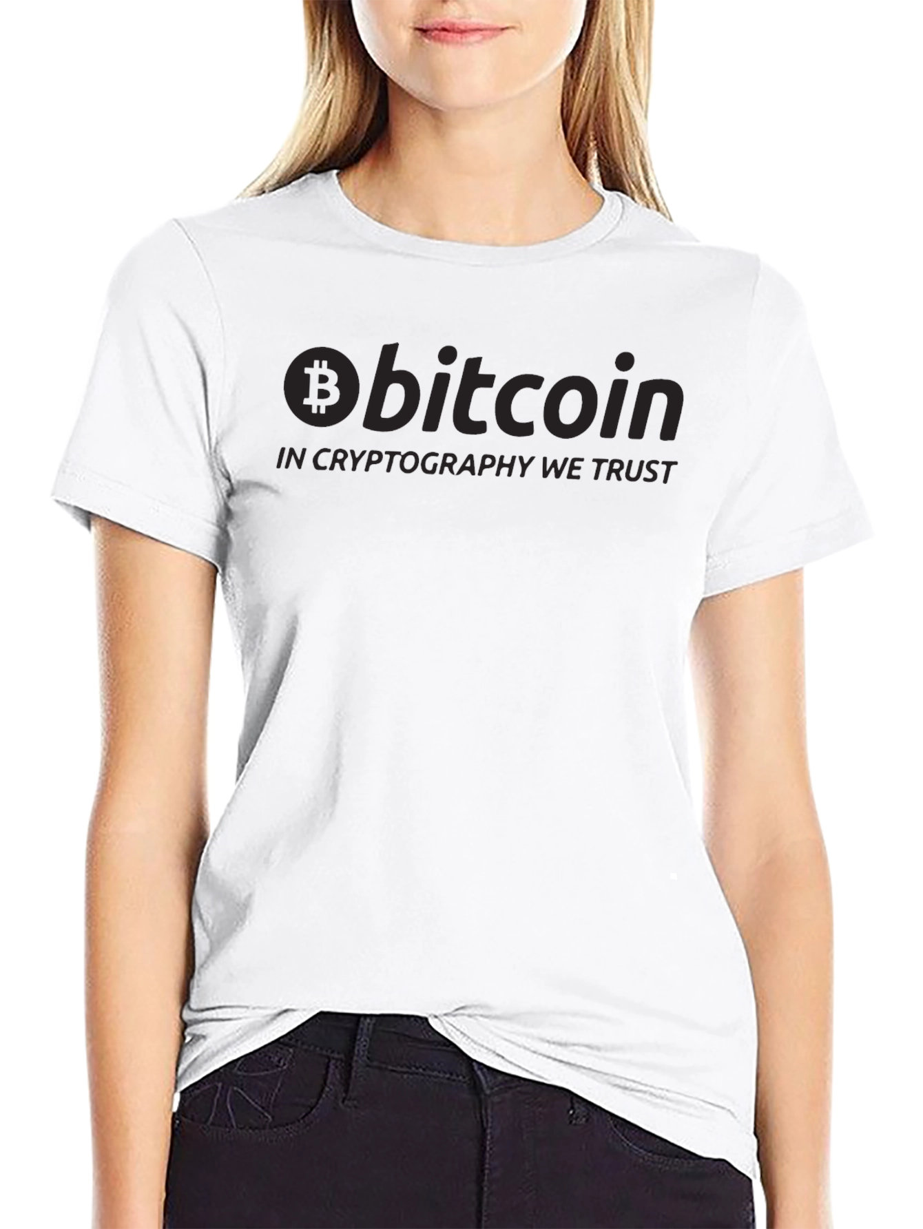 Bitcoin Crypto Trust Black T-Shirt