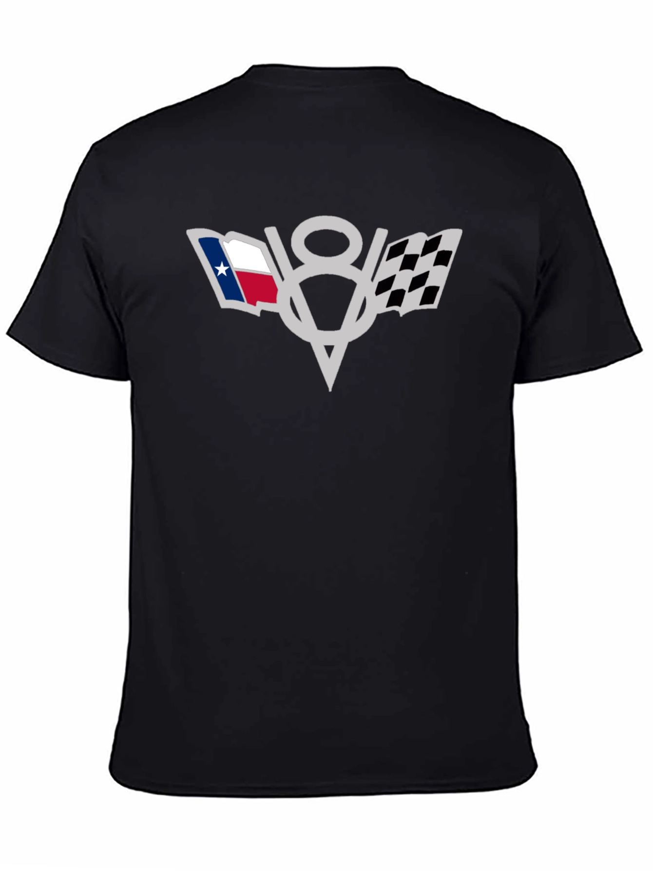 Texas V8 Engine Black T-Shirt