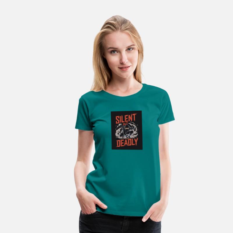 "Silent But Deadly – Ninja Minimalist T-Shirt