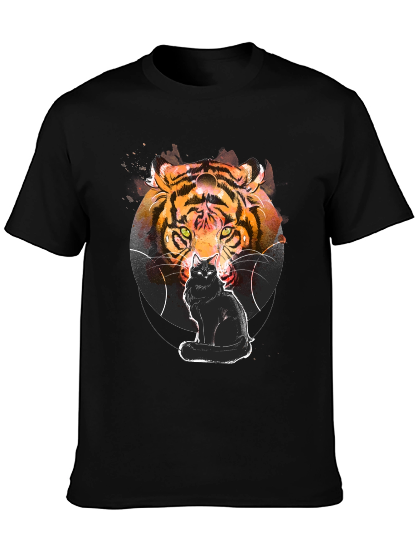 Tiger Cat Graphic T-Shirt