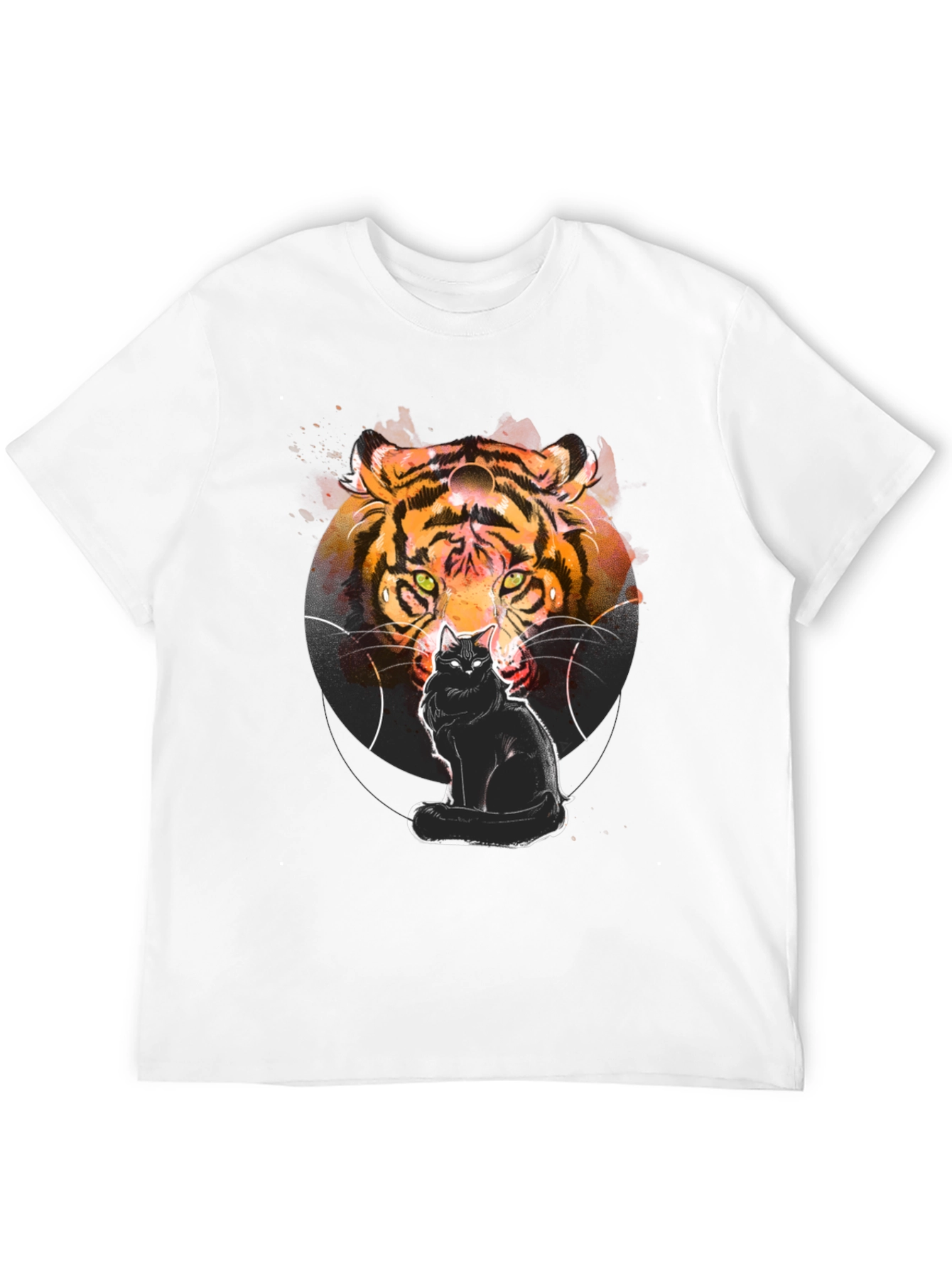 Tiger Cat Graphic T-Shirt