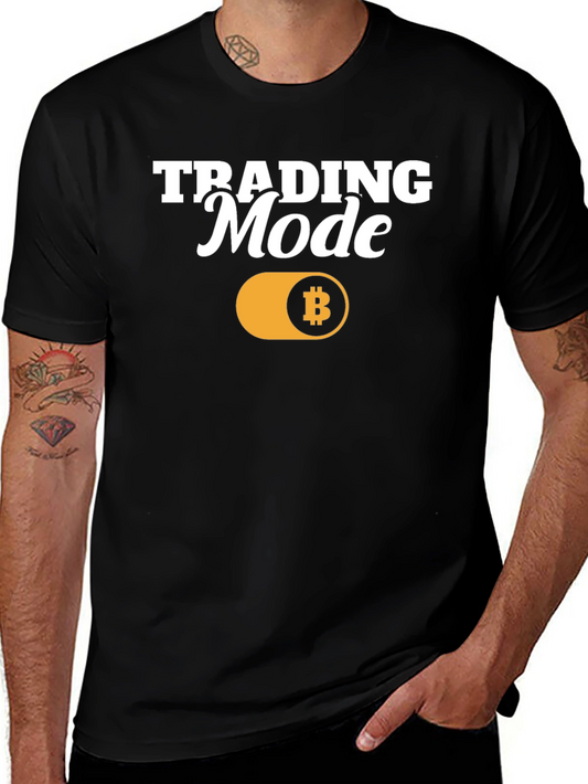 Trading Mode Bitcoin T-Shirt - Crypto Trader Apparel