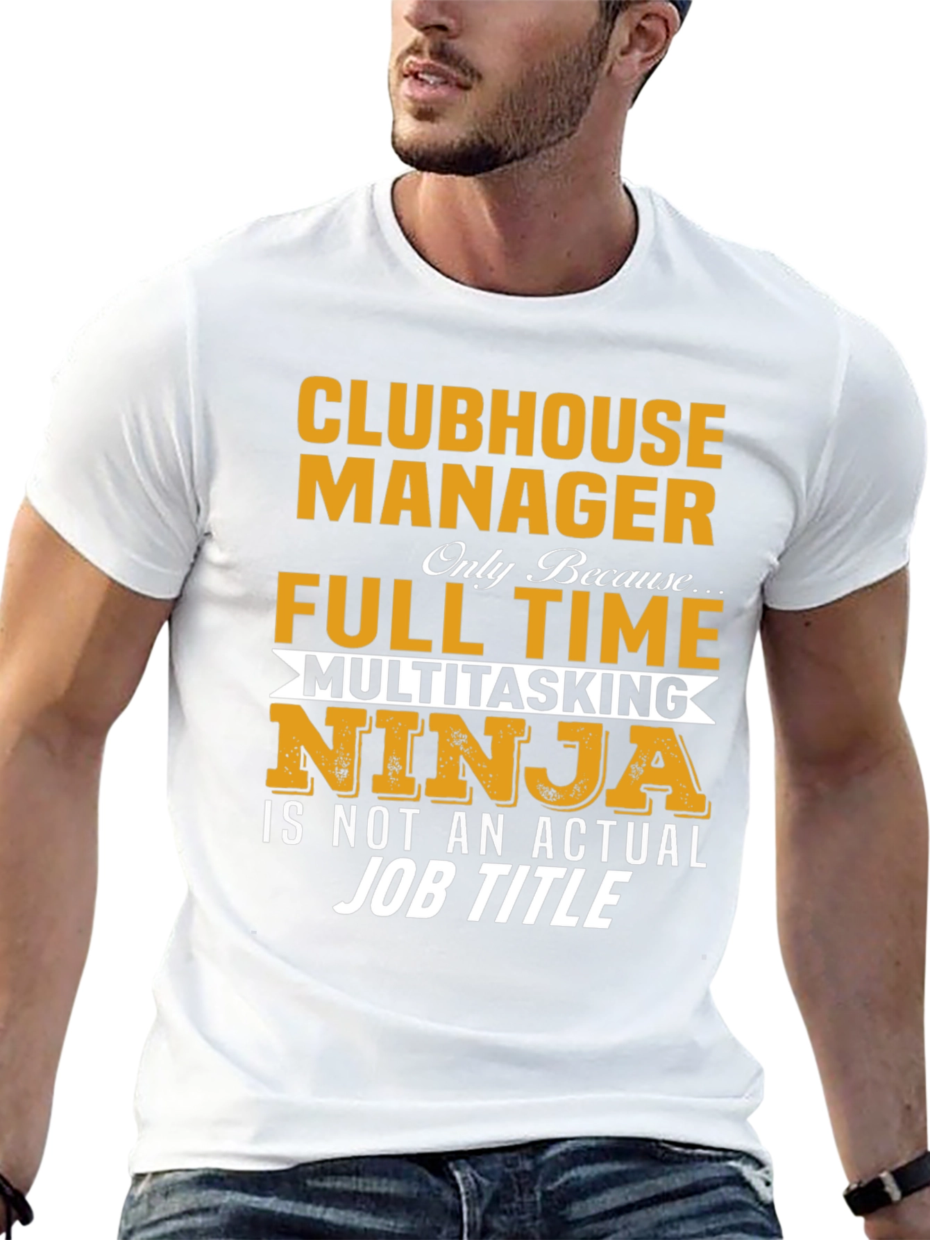 Clubhouse Manager Full-Time Ninja T-Shirt