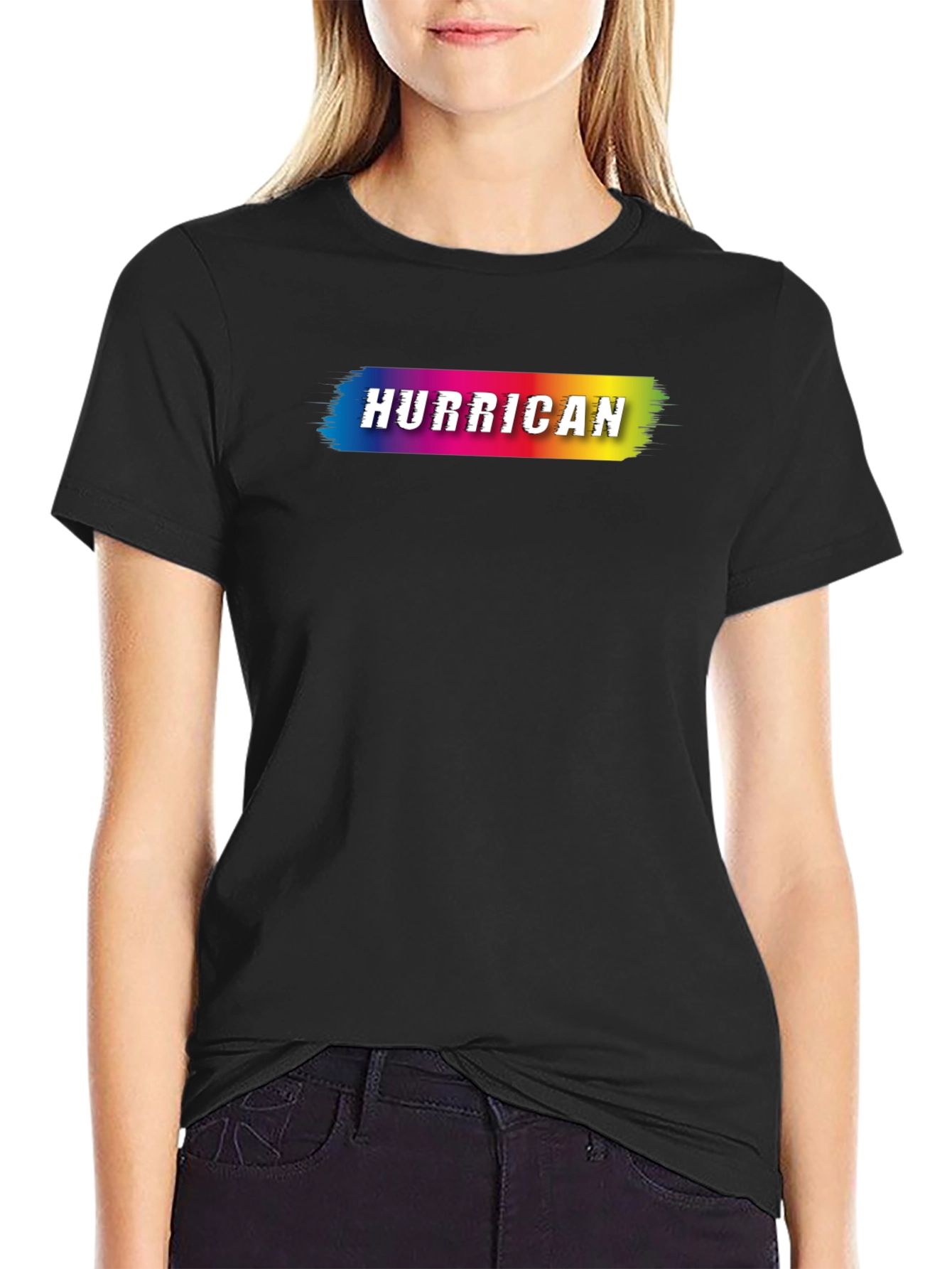 Hurricane Graphic T-Shirt - Vibrant Design