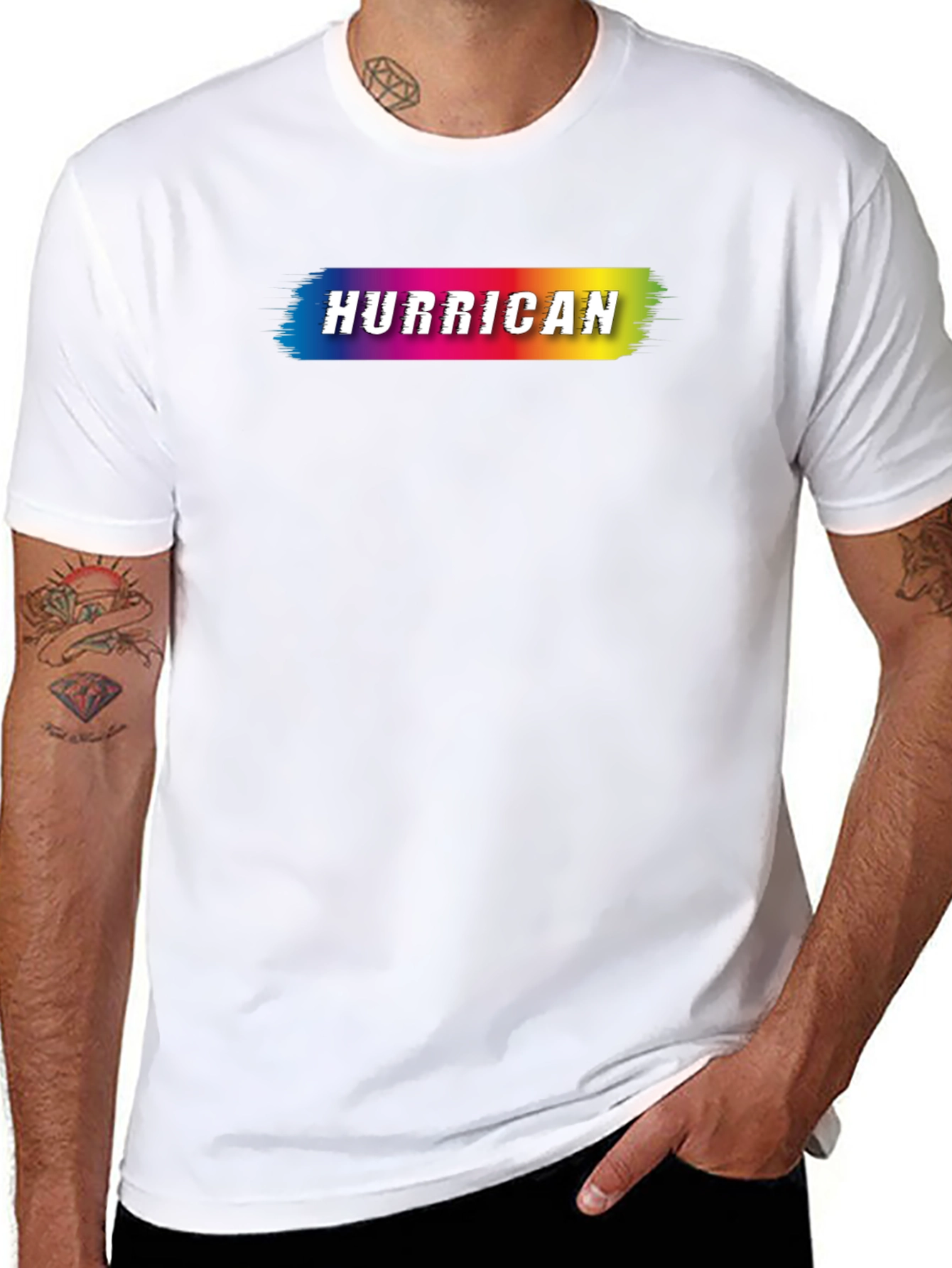 Hurricane Graphic T-Shirt - Vibrant Design