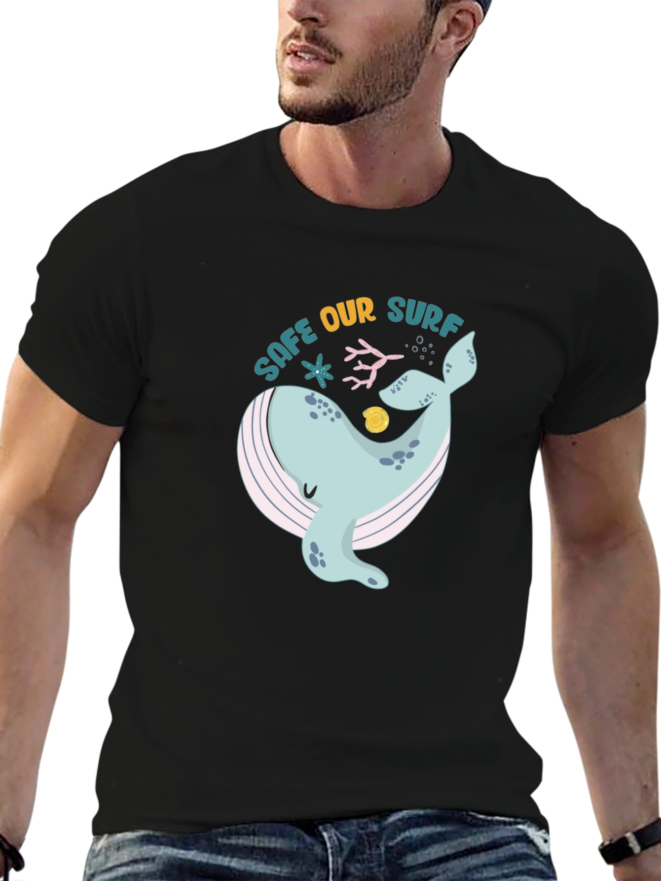 Save Our Surf Whale Graphic Tee