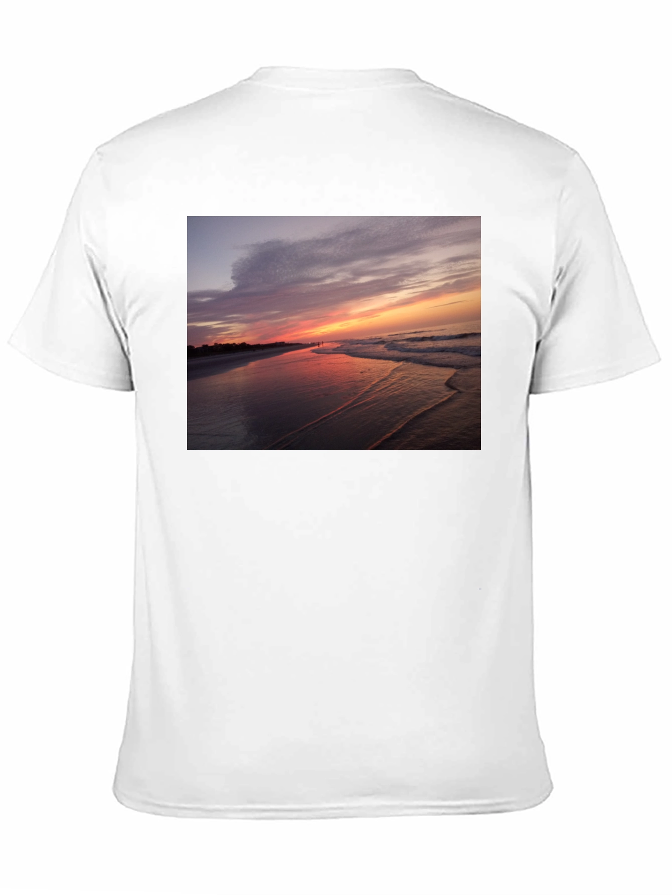 Sunset Beach Graphic Tee - Black