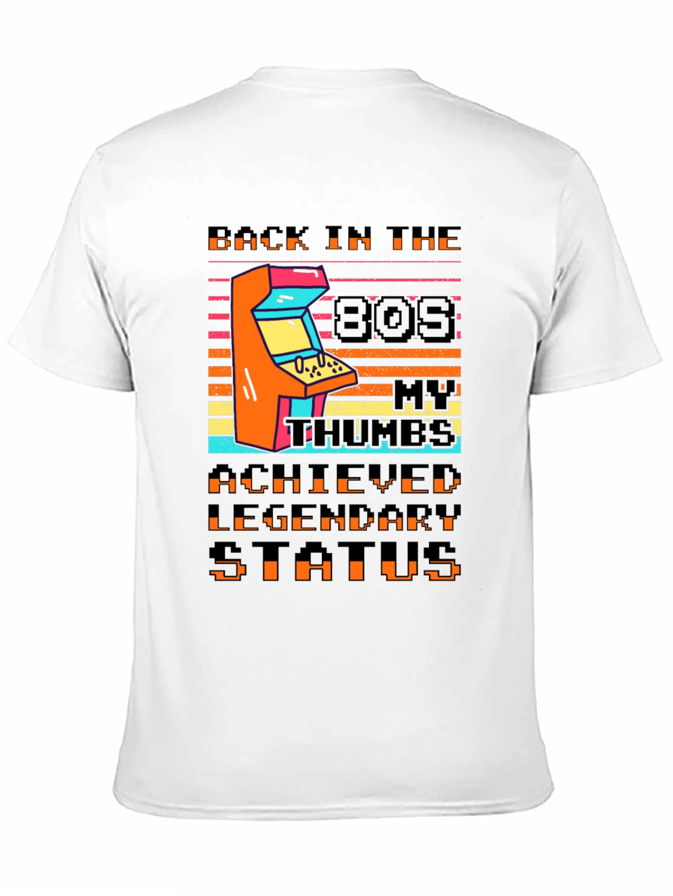 Retro 80s Arcade T-Shirt - Legendary Gamer Status