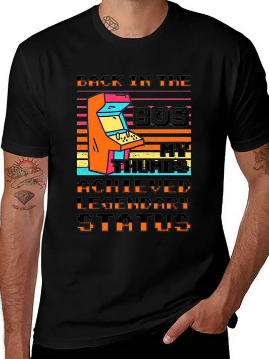 Retro 80s Arcade T-Shirt - Legendary Gamer Status