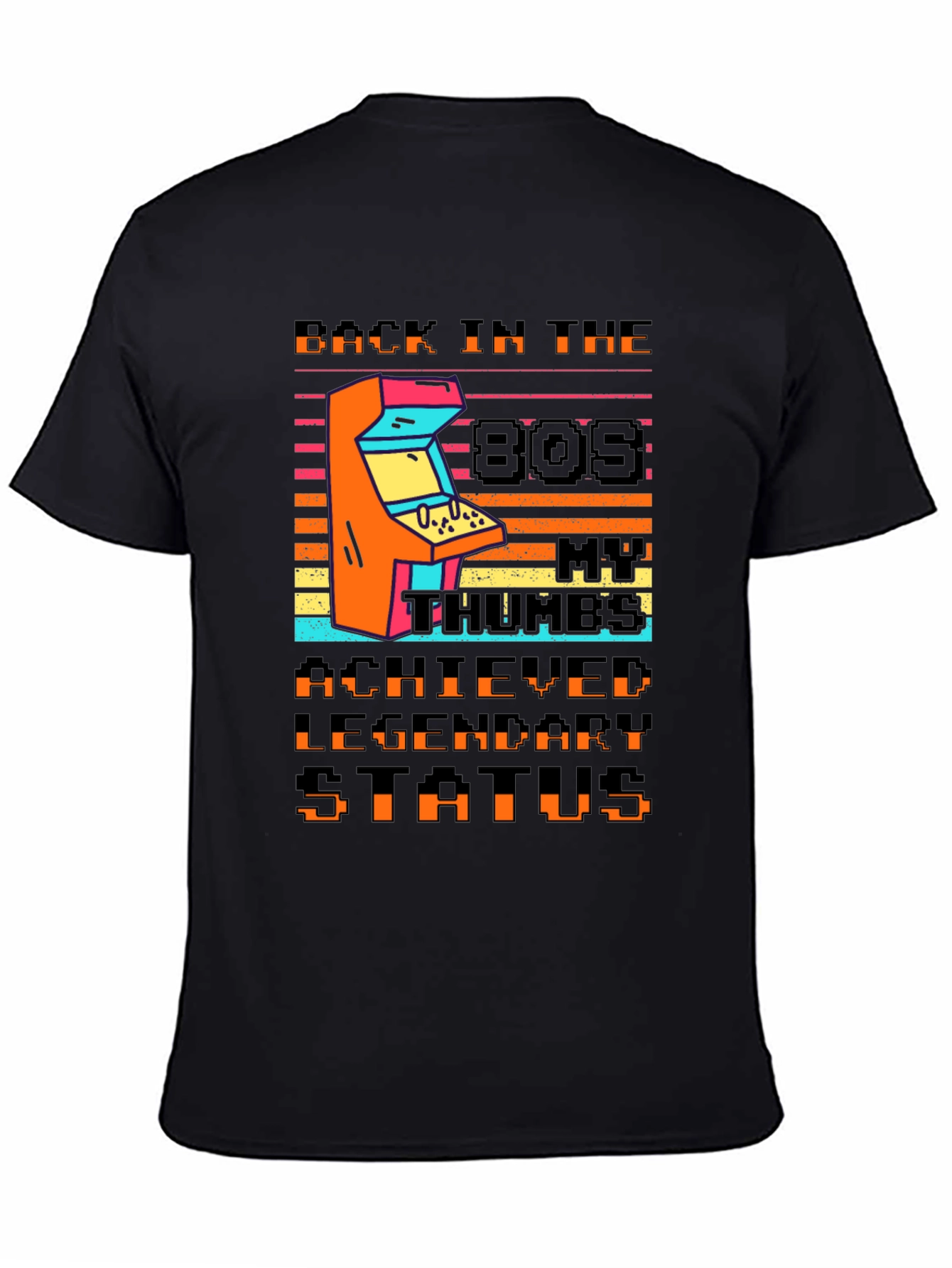 Retro 80s Arcade T-Shirt - Legendary Gamer Status