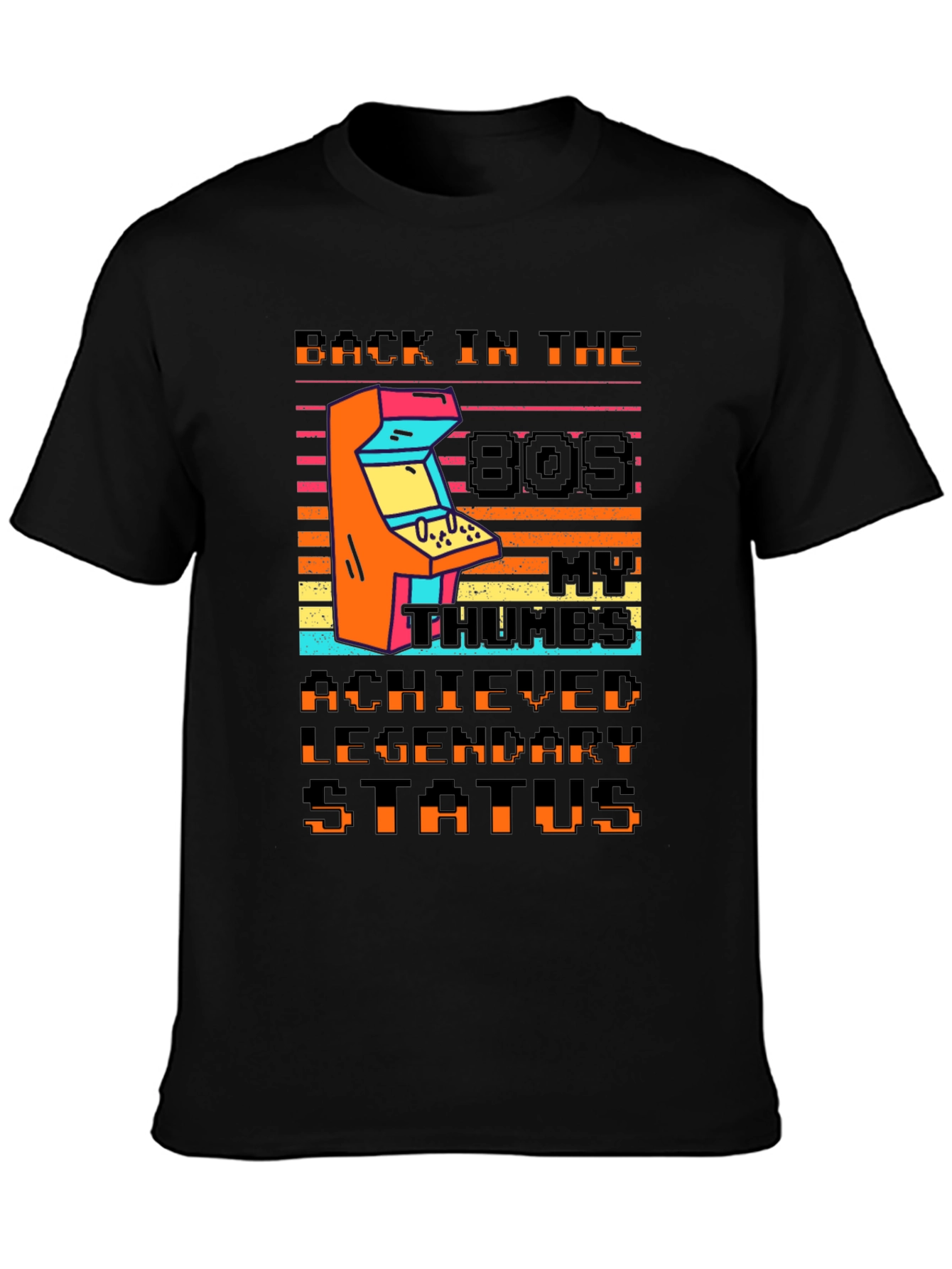 Retro 80s Arcade T-Shirt - Legendary Gamer Status
