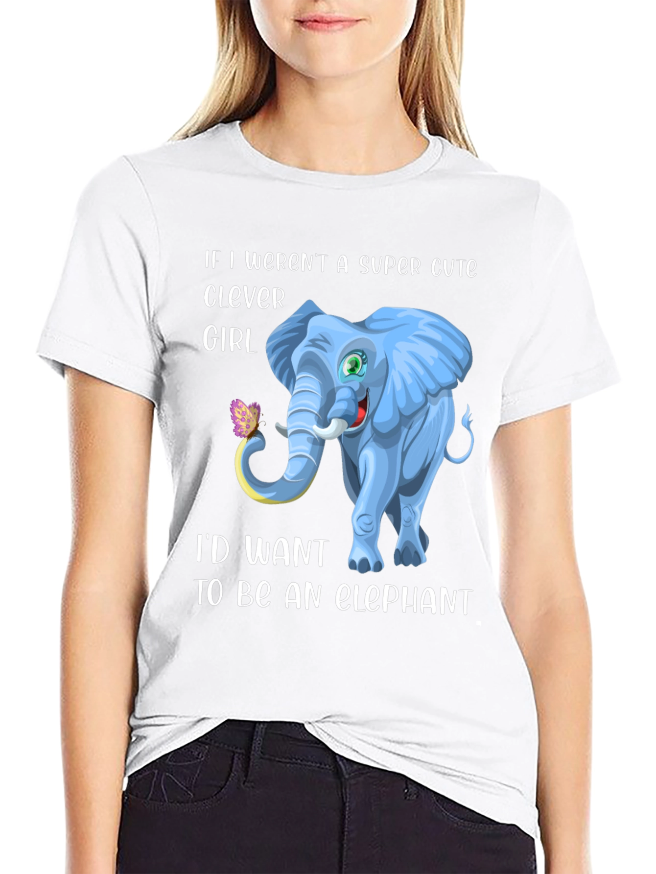 Cute Elephant Girl T-Shirt