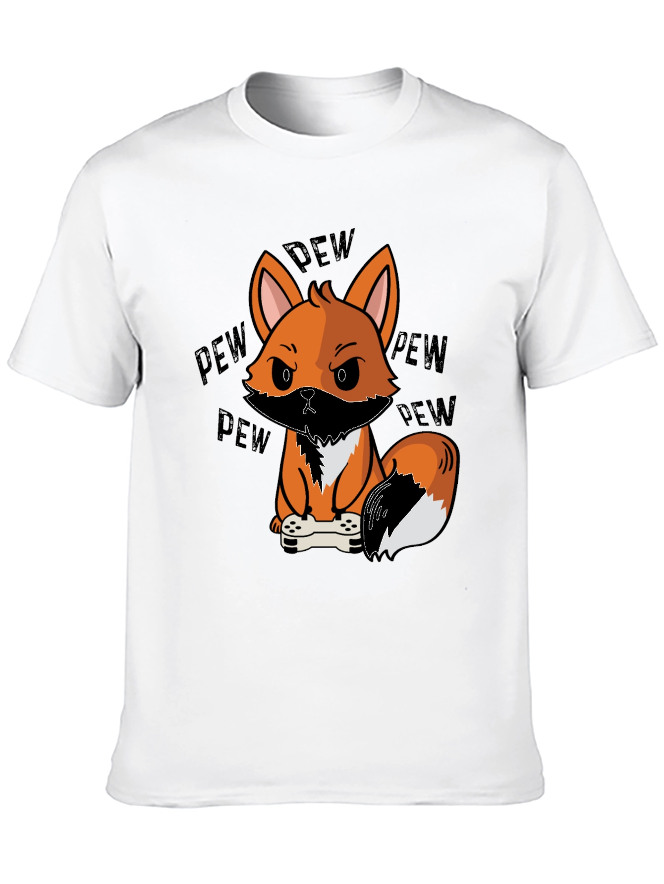 Gamer Fox Graphic T-Shirt