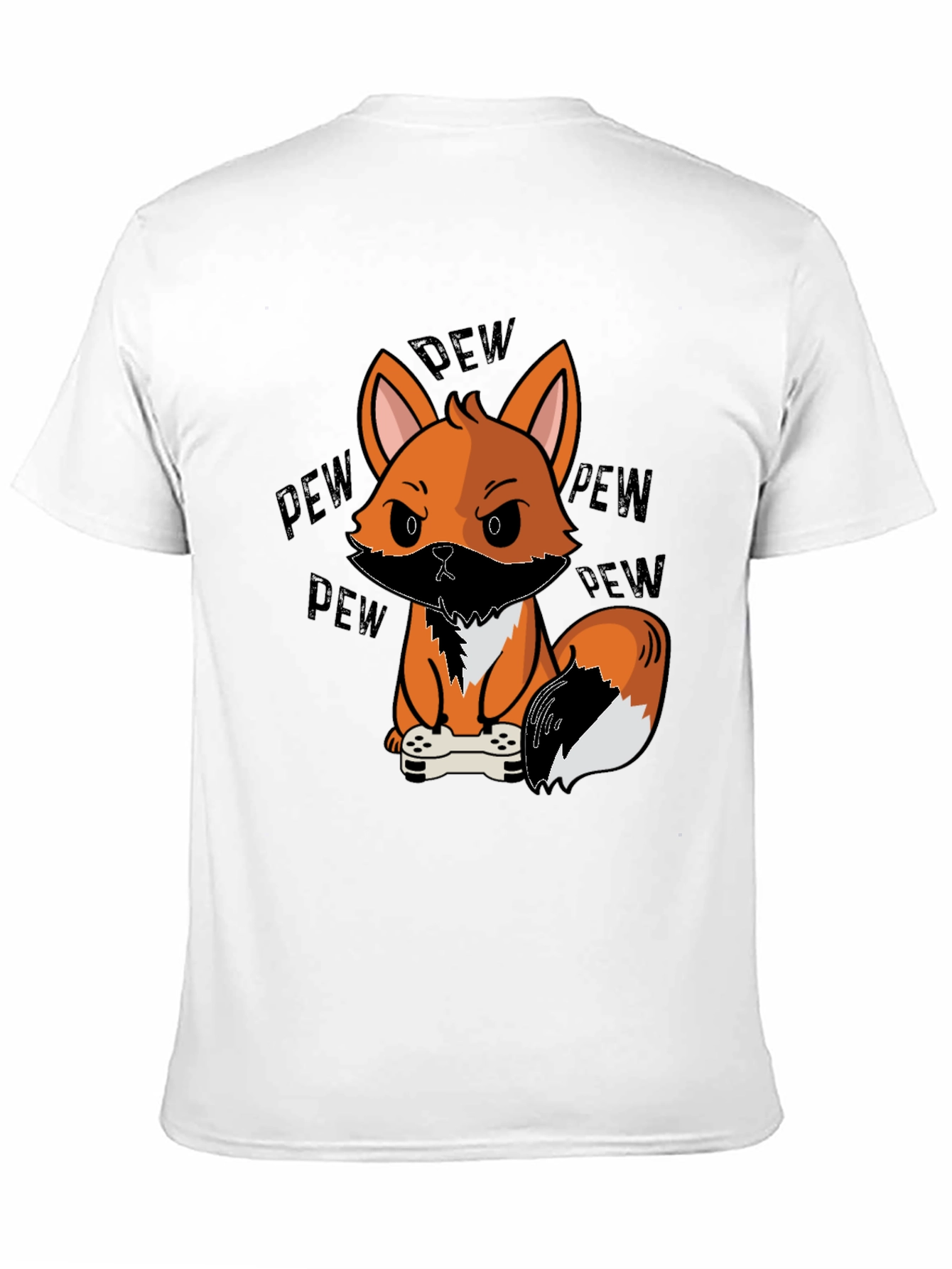 Gamer Fox Graphic T-Shirt