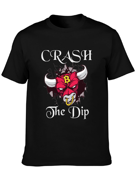 Crash the Dip Bitcoin Bull T-Shirt