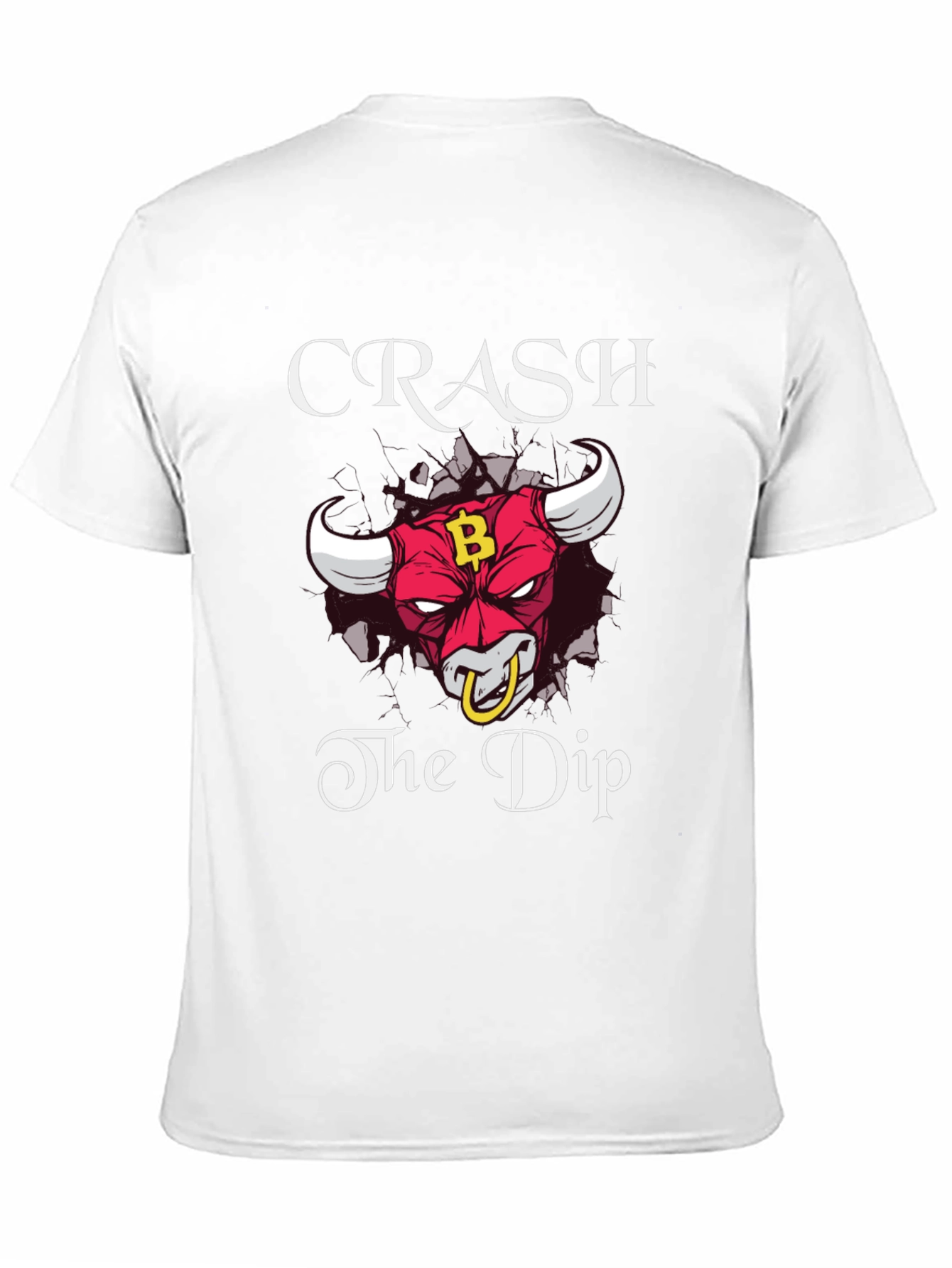 Crash the Dip Bitcoin Bull T-Shirt