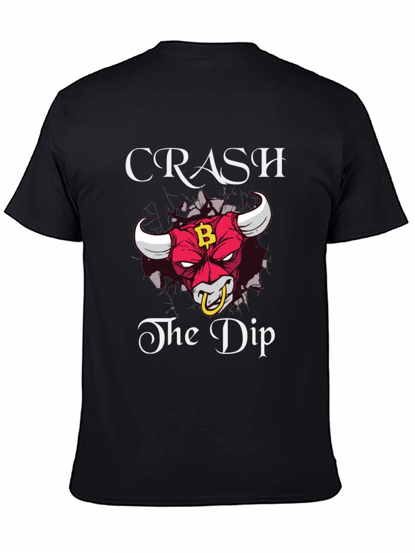 Crash the Dip Bitcoin Bull T-Shirt