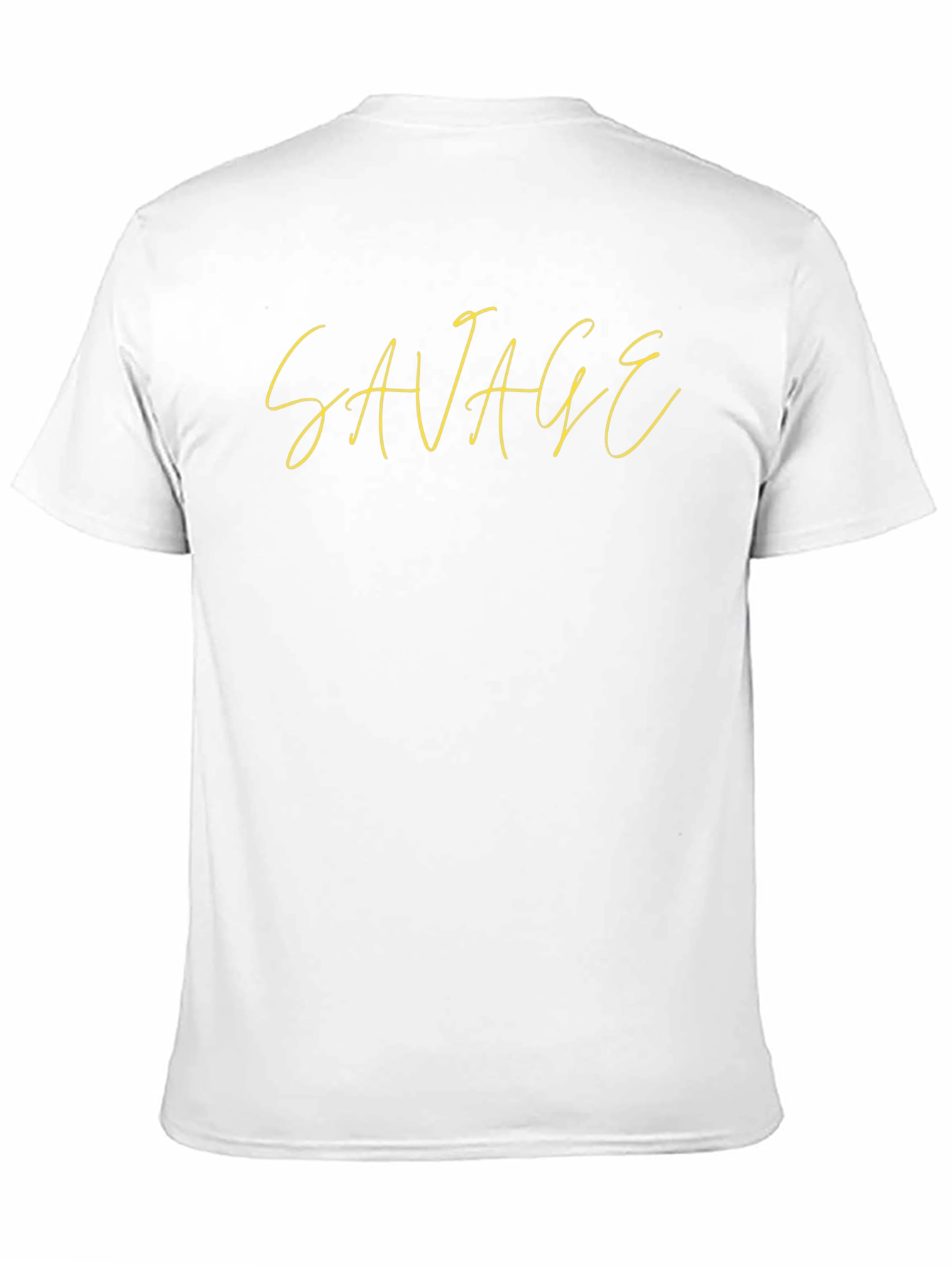 Savage Graphic T-Shirt - Mens Black Crew Neck Tee