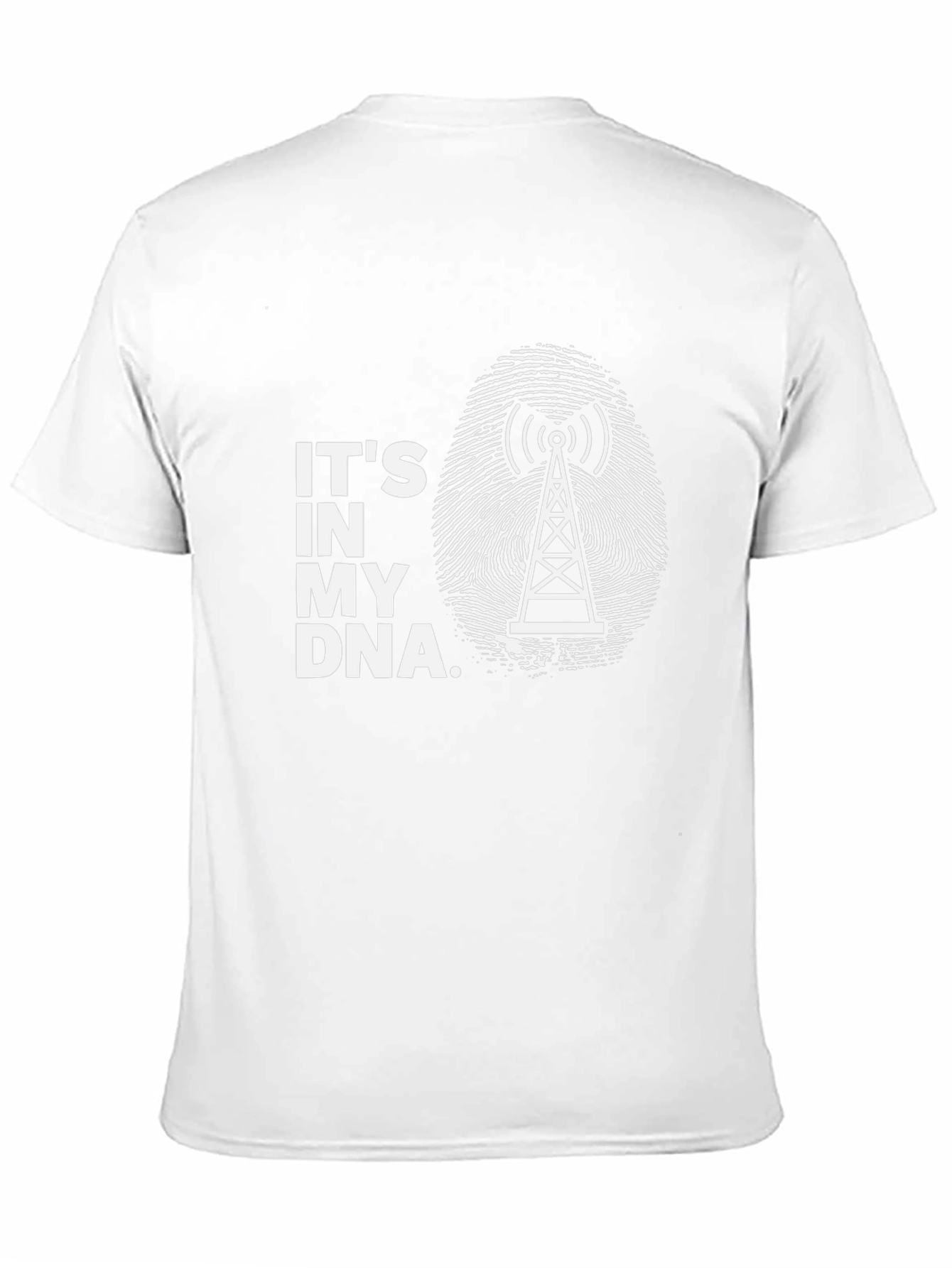 Its in My DNA Radio Tower Black T-Shirt