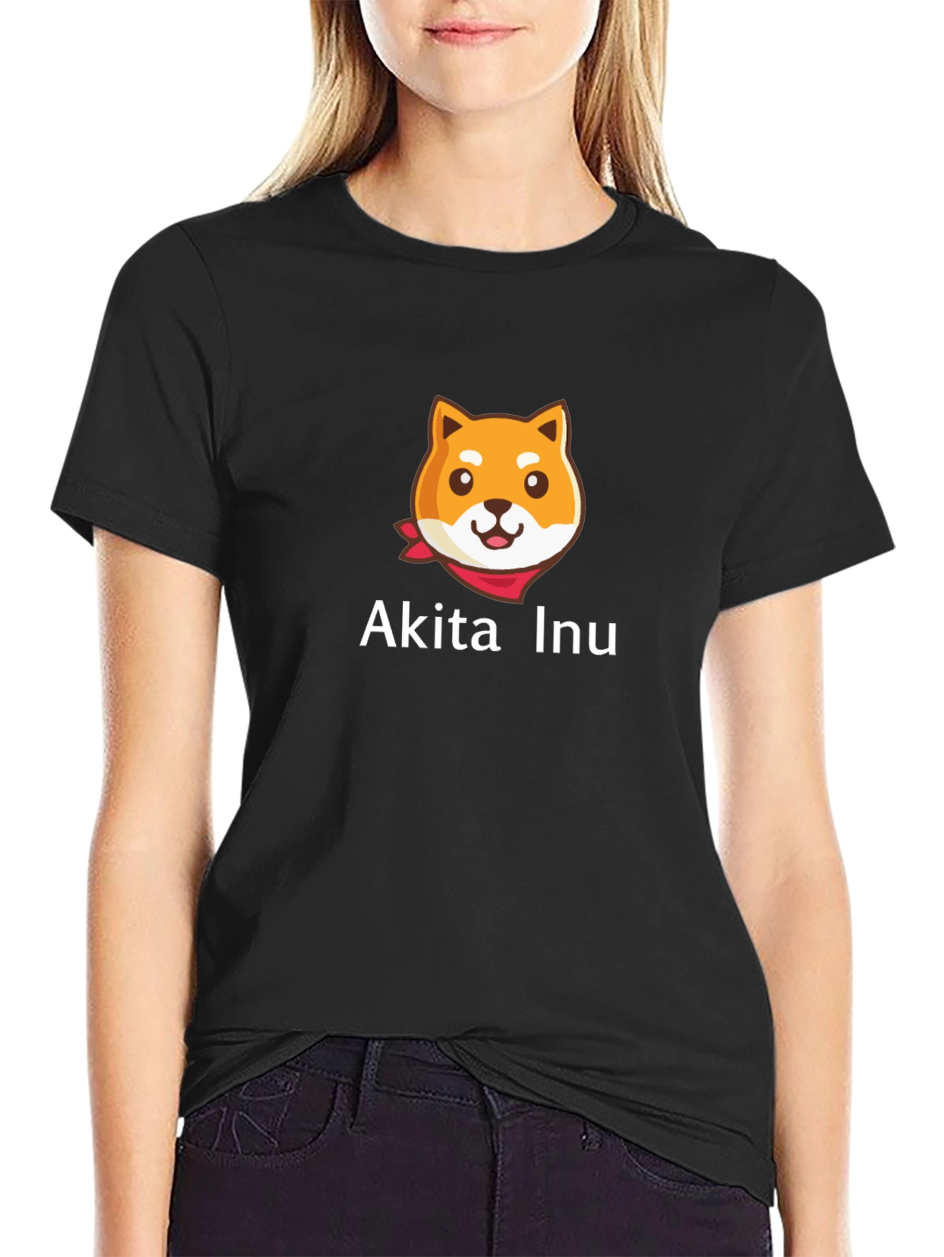 Akita Inu Dog T-Shirt - Black Graphic Tee