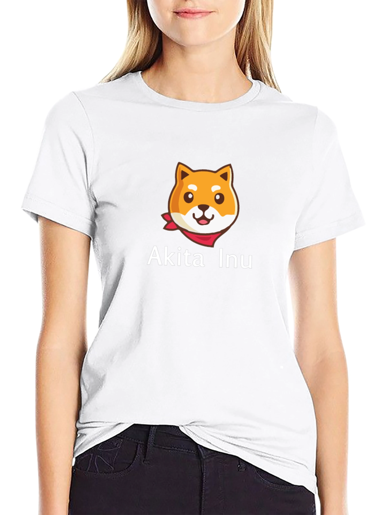 Akita Inu Dog T-Shirt - Black Graphic Tee