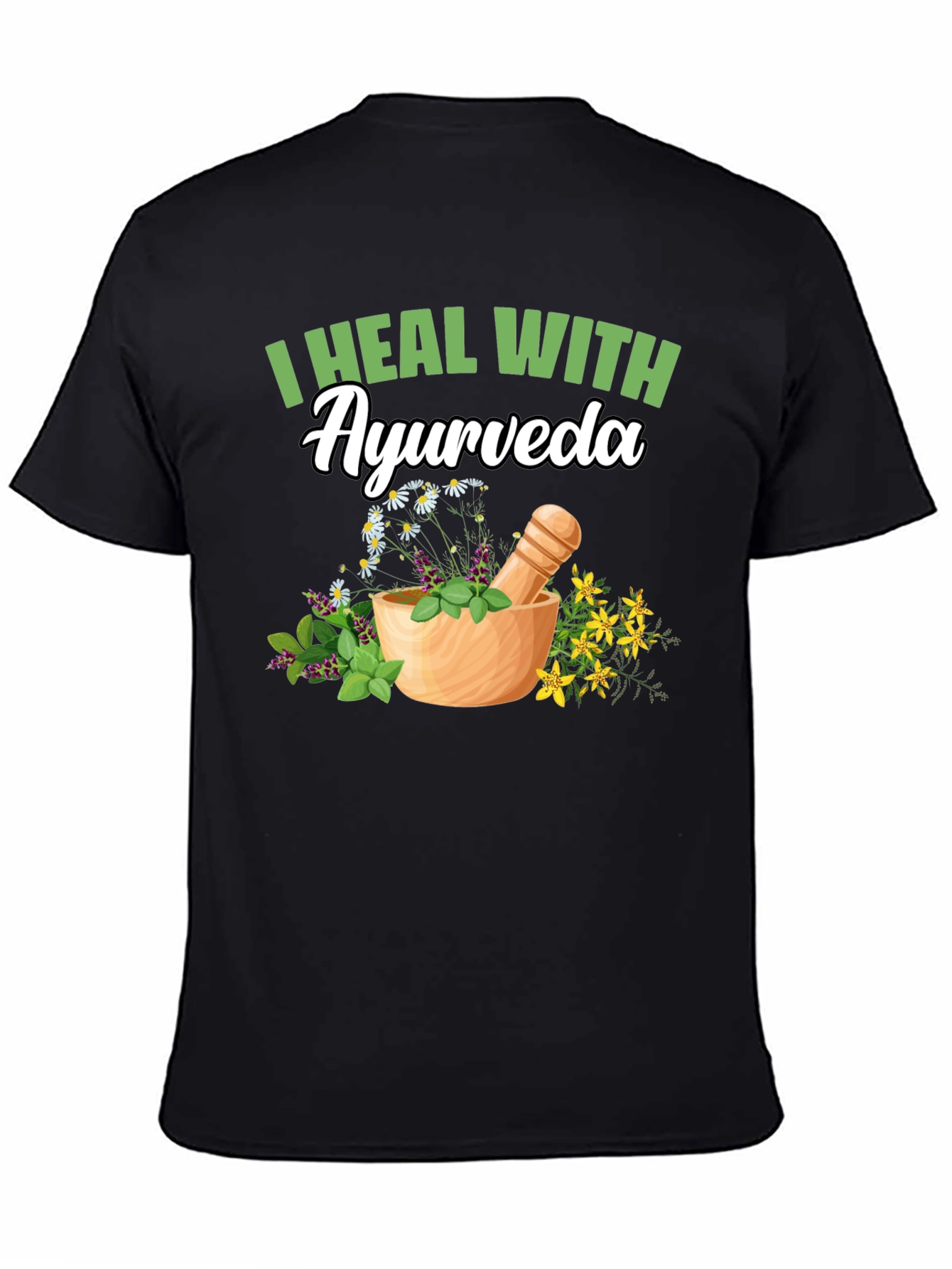 Ayurveda Healing T-Shirt - Natural Remedy Design