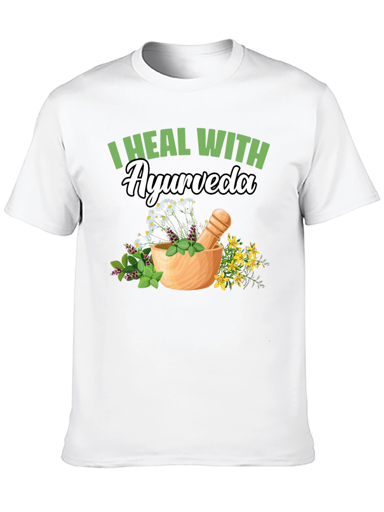 Ayurveda Healing T-Shirt - Natural Remedy Design