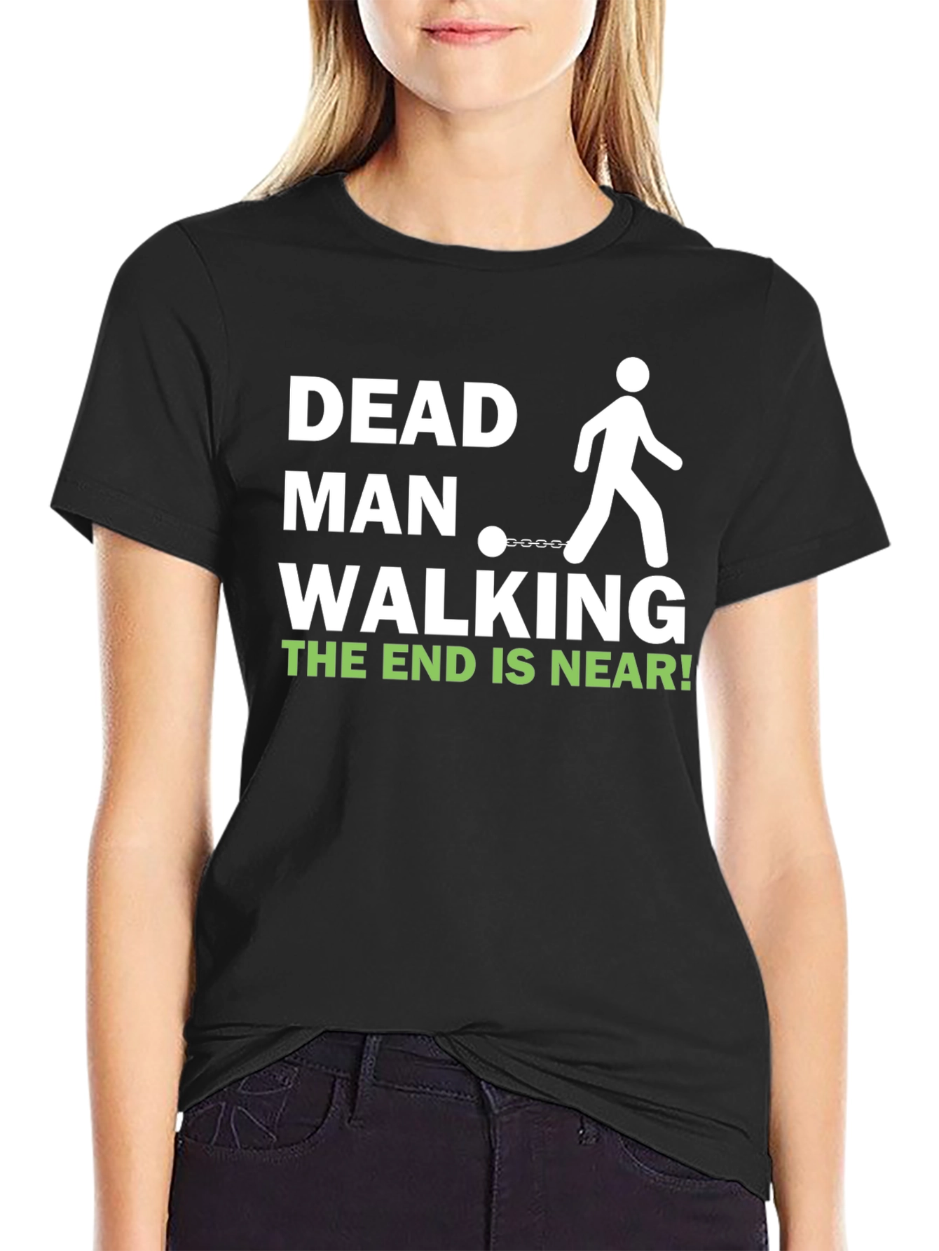 Dead Man Walking T-Shirt - Dark Humor Tee