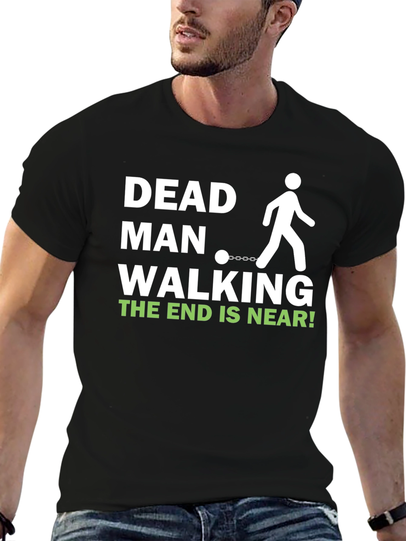 Dead Man Walking T-Shirt - Dark Humor Tee