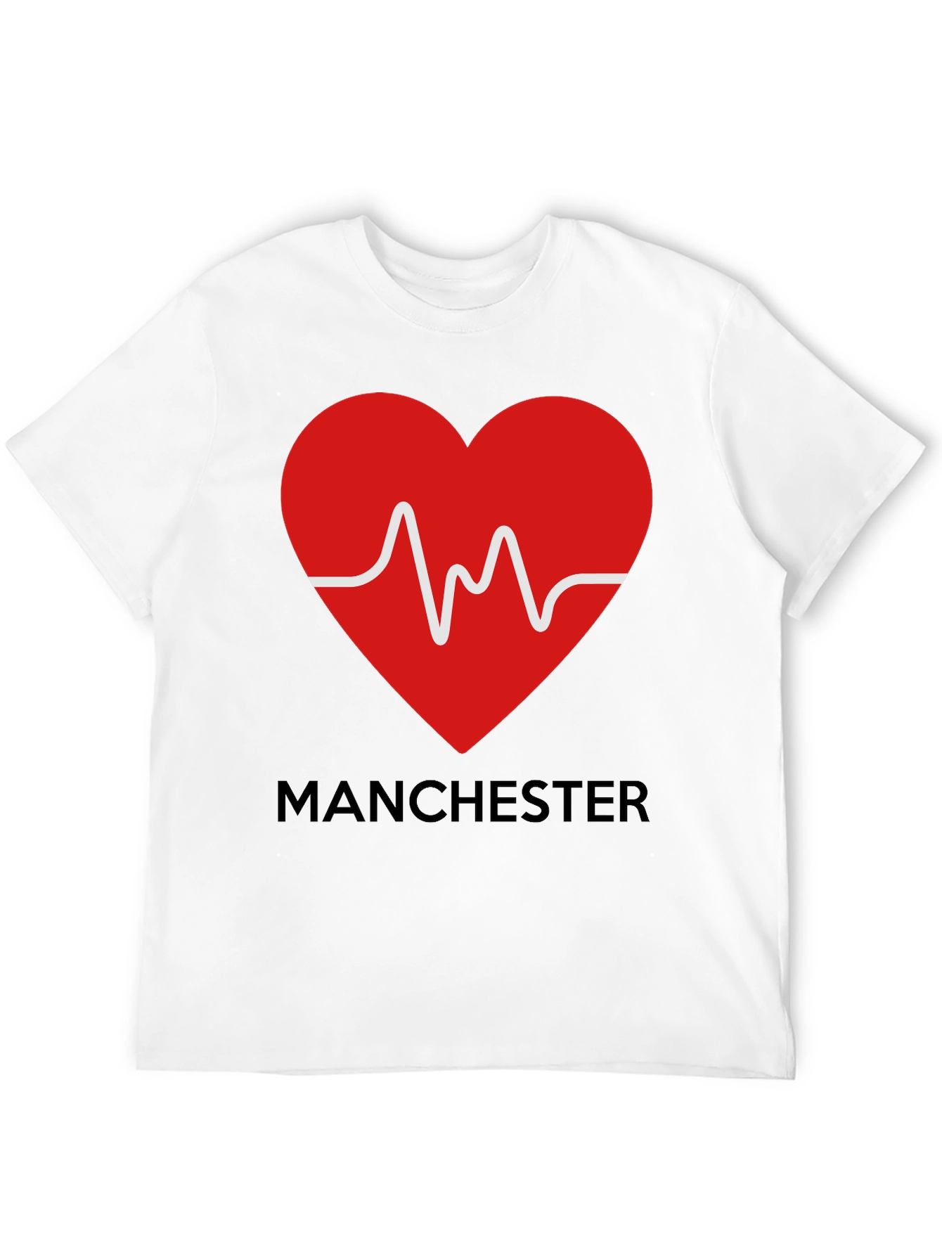Manchester Heartbeat Graphic T-Shirt