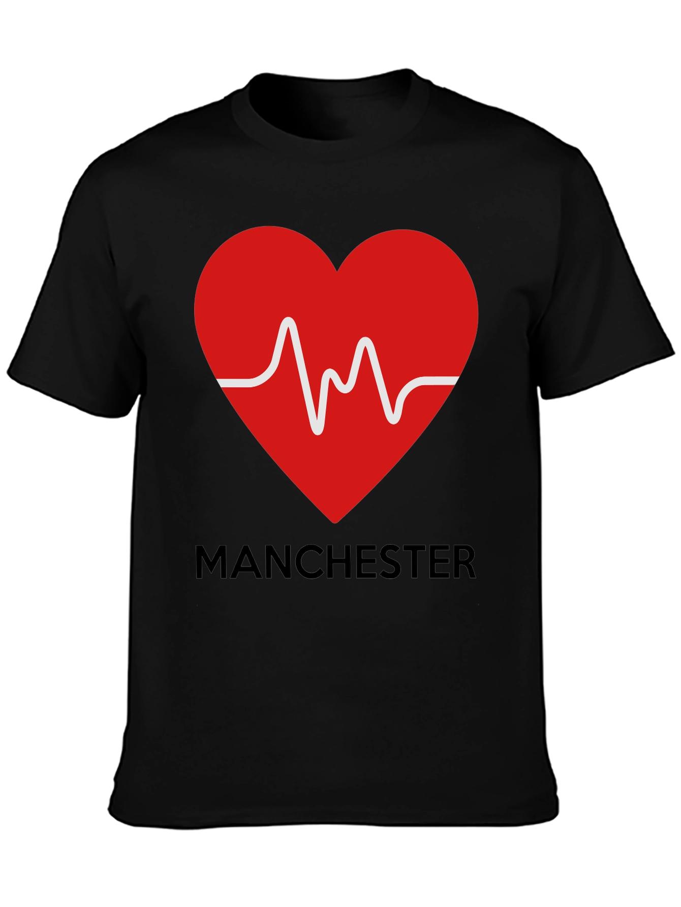 Manchester Heartbeat Graphic T-Shirt