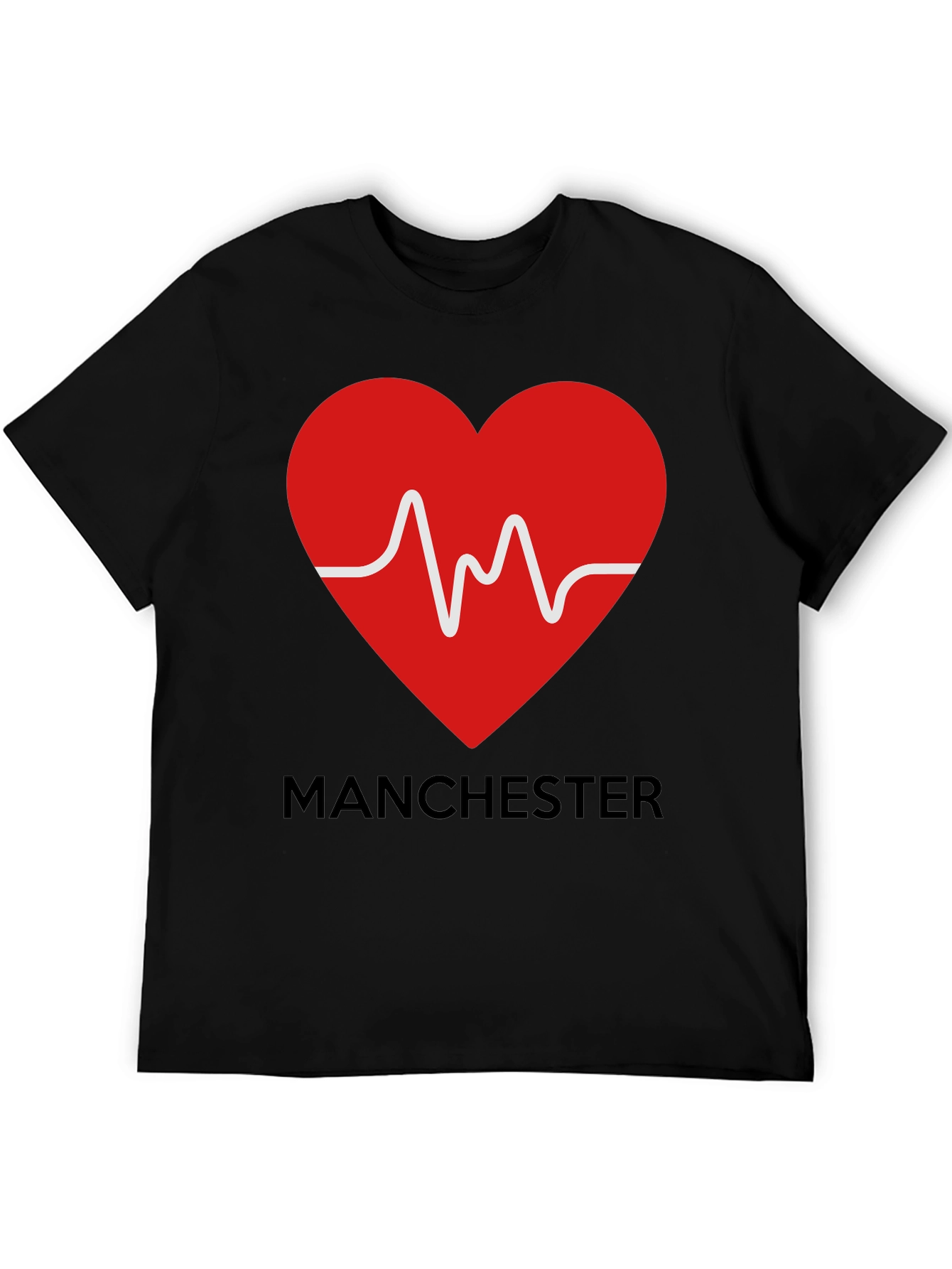 Manchester Heartbeat Graphic T-Shirt
