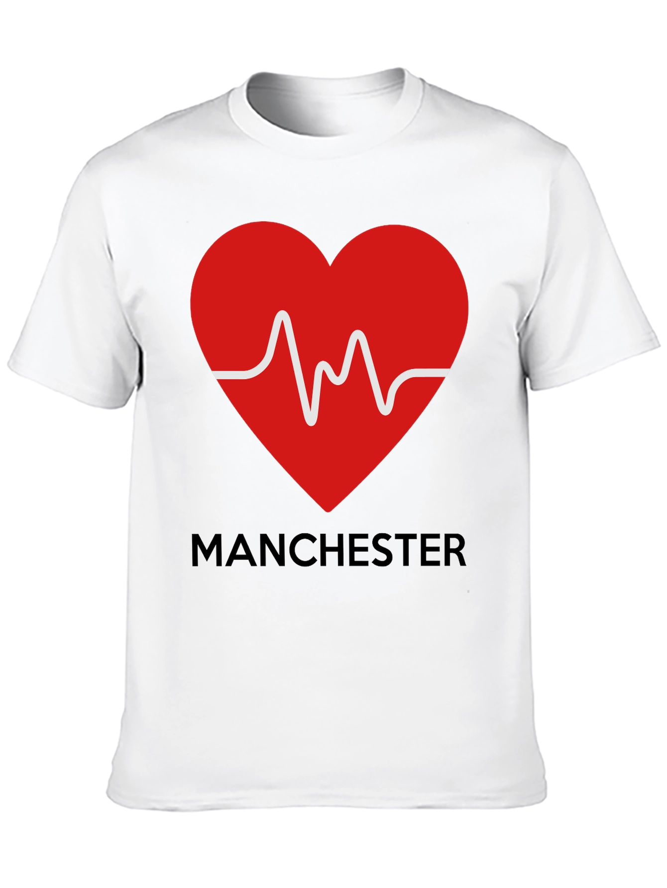 Manchester Heartbeat Graphic T-Shirt