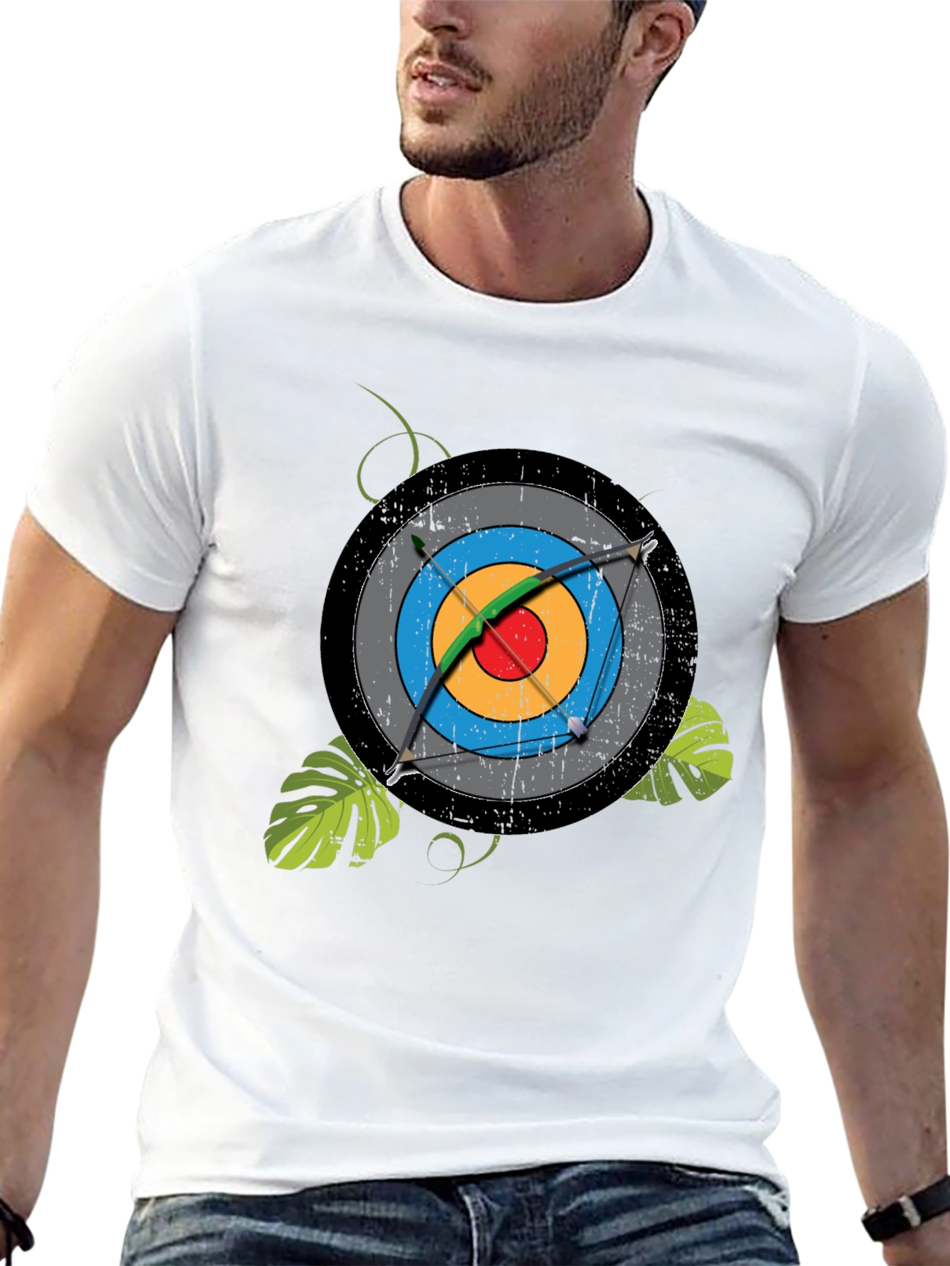 Archery Target Graphic Tee - Black