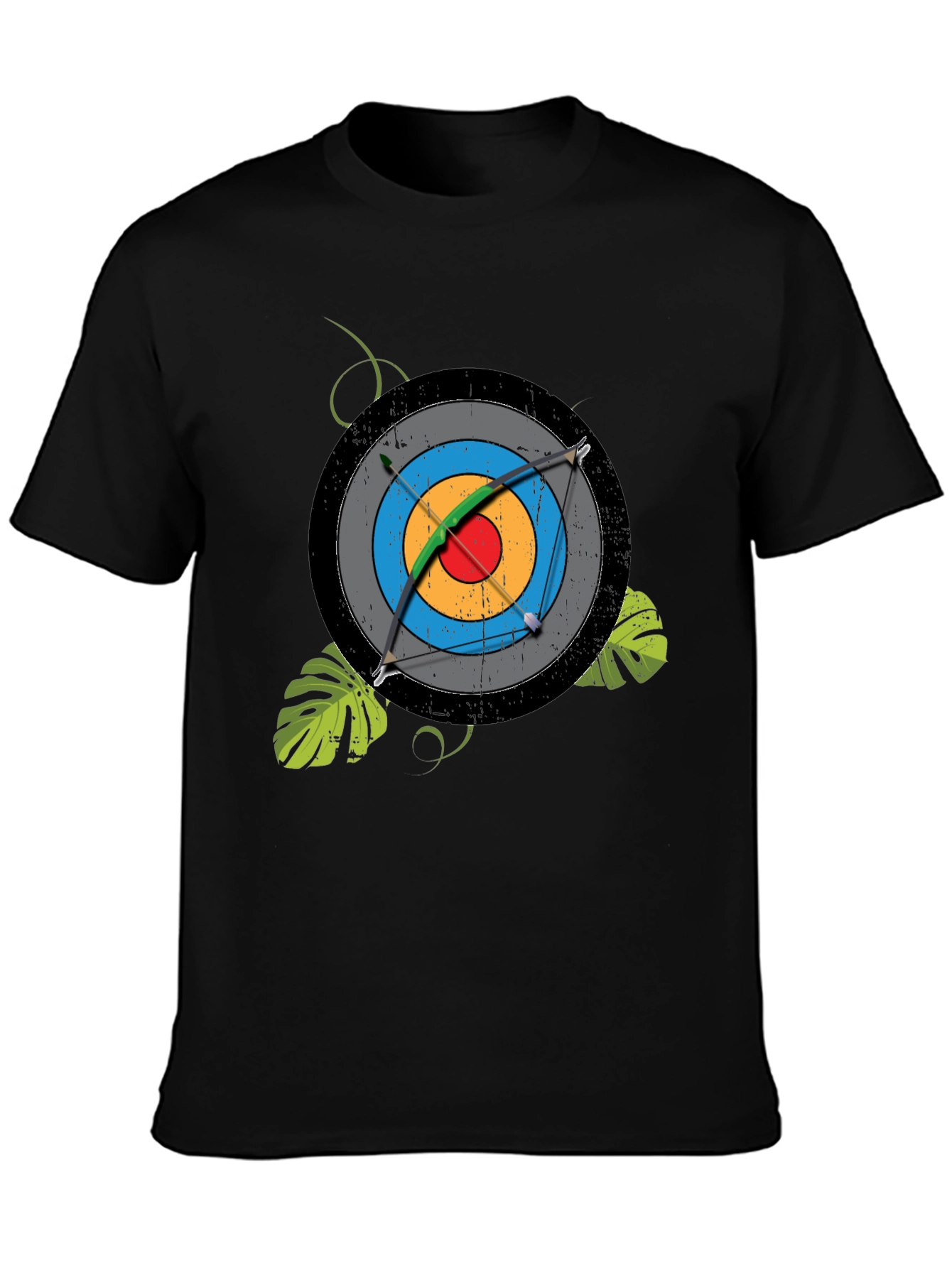 Archery Target Graphic Tee - Black