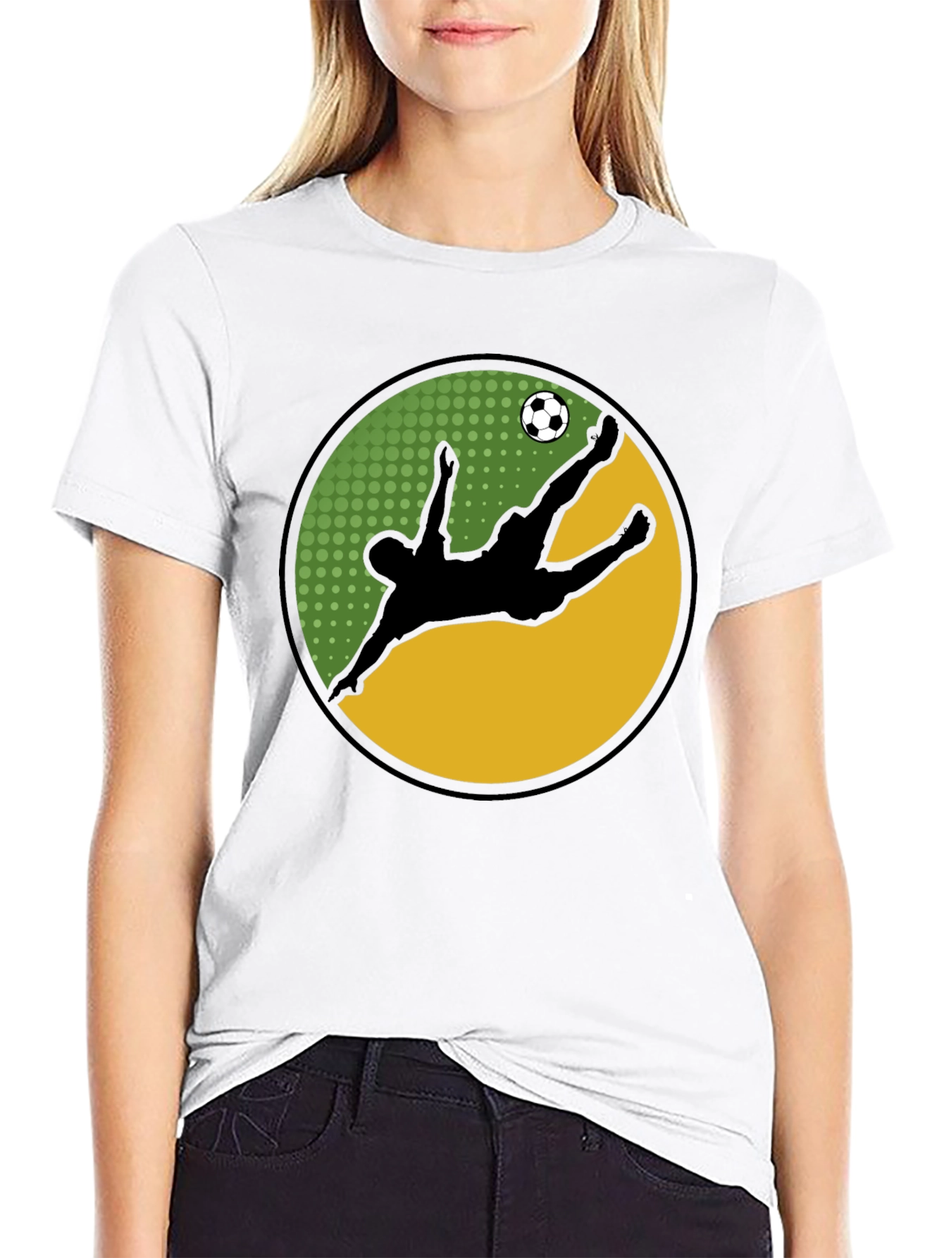 Soccer Kick Graphic Tee - Stylish Cotton T-Shirt