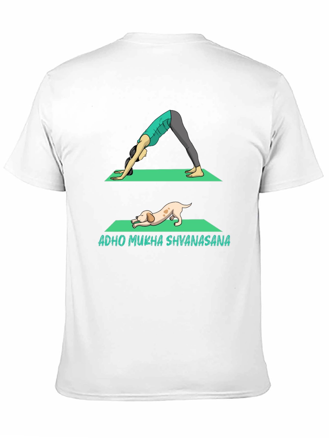 Downward Dog Yoga T-Shirt: Yoga & Dog Lover Tee
