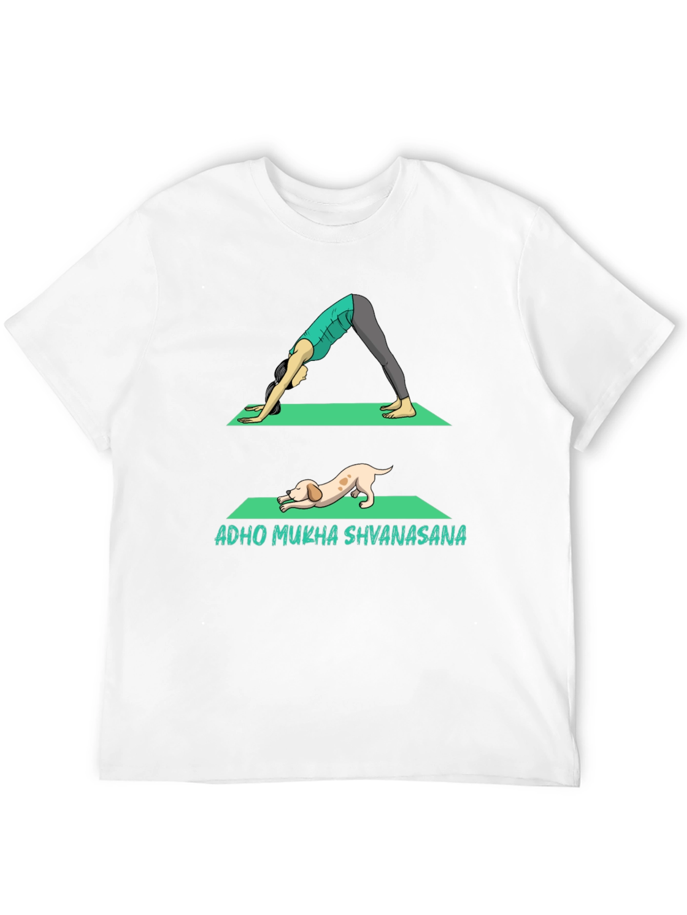 Downward Dog Yoga T-Shirt: Yoga & Dog Lover Tee
