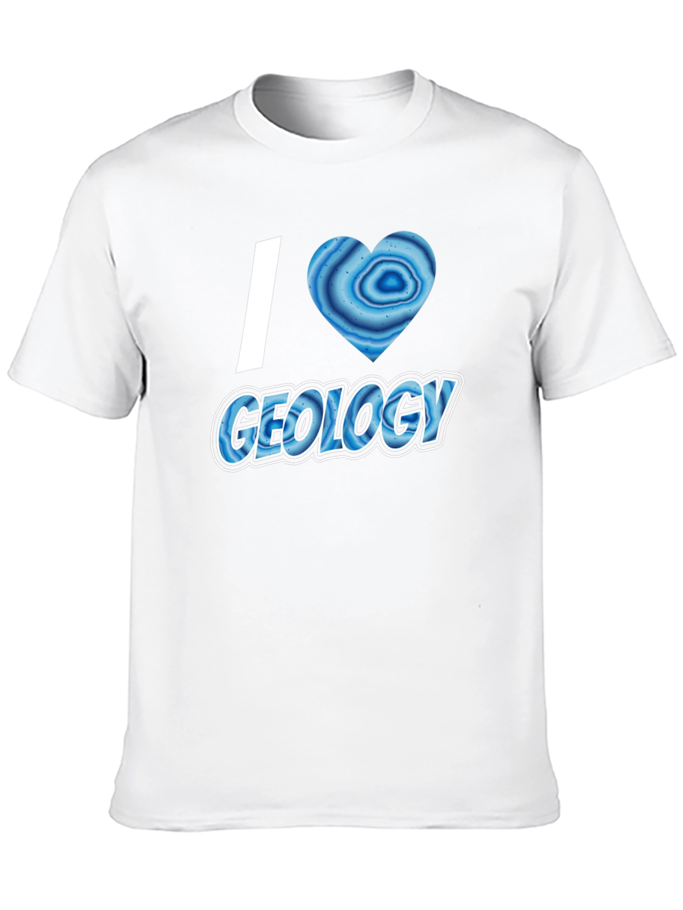 I Heart Geology T-Shirt - Black Short Sleeve