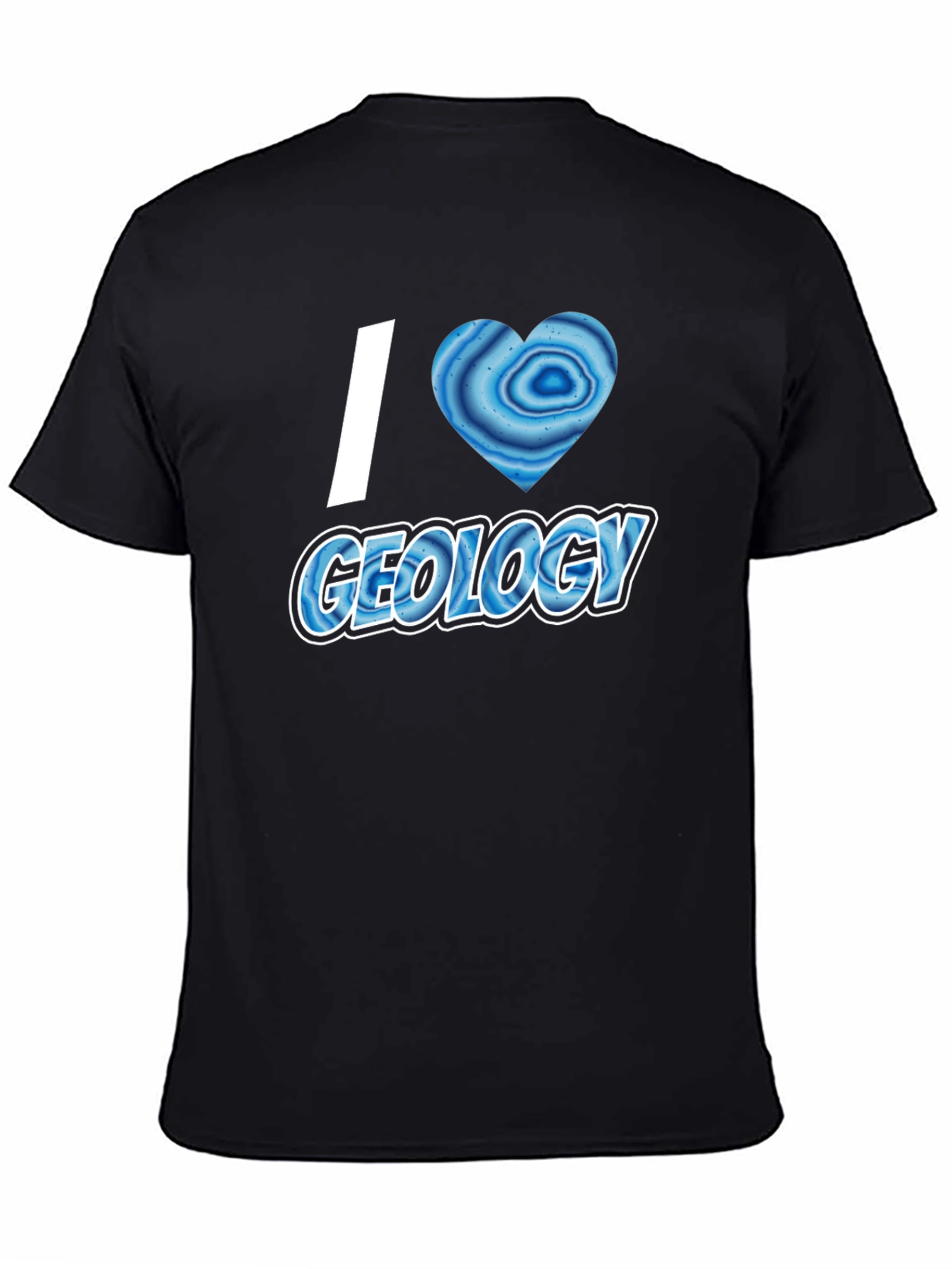 I Heart Geology T-Shirt - Black Short Sleeve