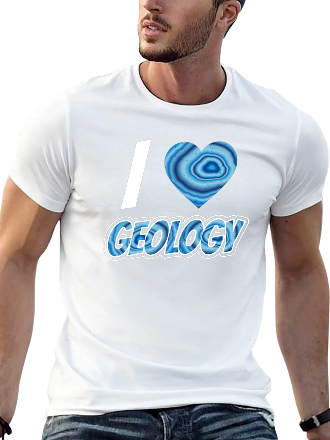 I Heart Geology T-Shirt - Black Short Sleeve