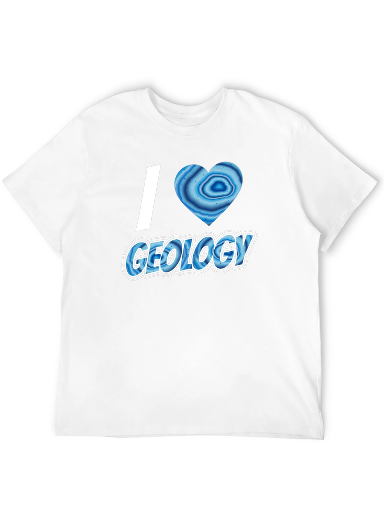 I Heart Geology T-Shirt - Black Short Sleeve
