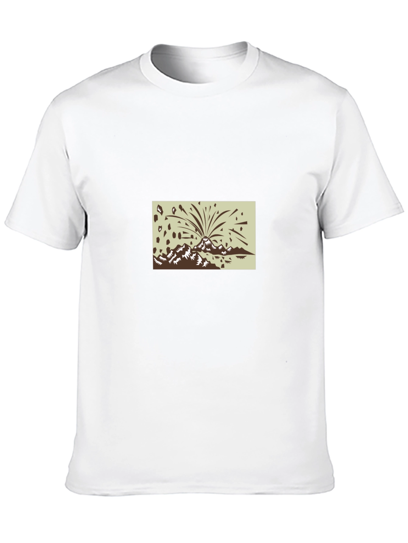 Mountain Fireworks Graphic Black T-Shirt