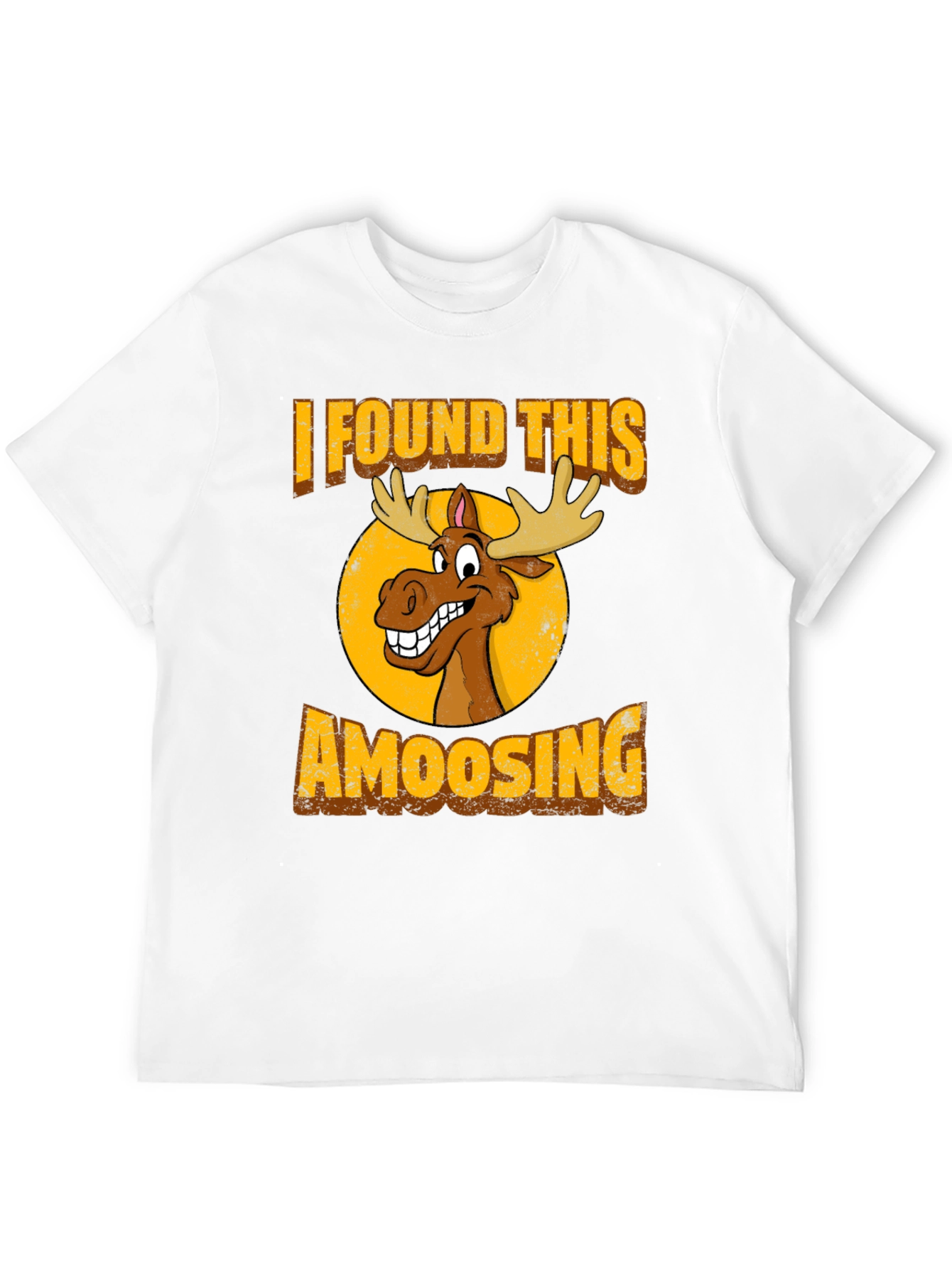 Amoosing T-Shirt: Funny Moose Graphic Tee