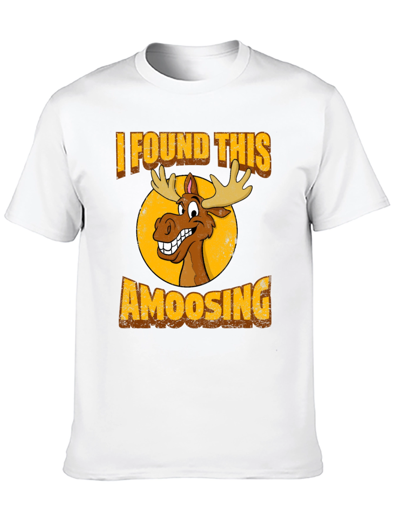Amoosing T-Shirt: Funny Moose Graphic Tee