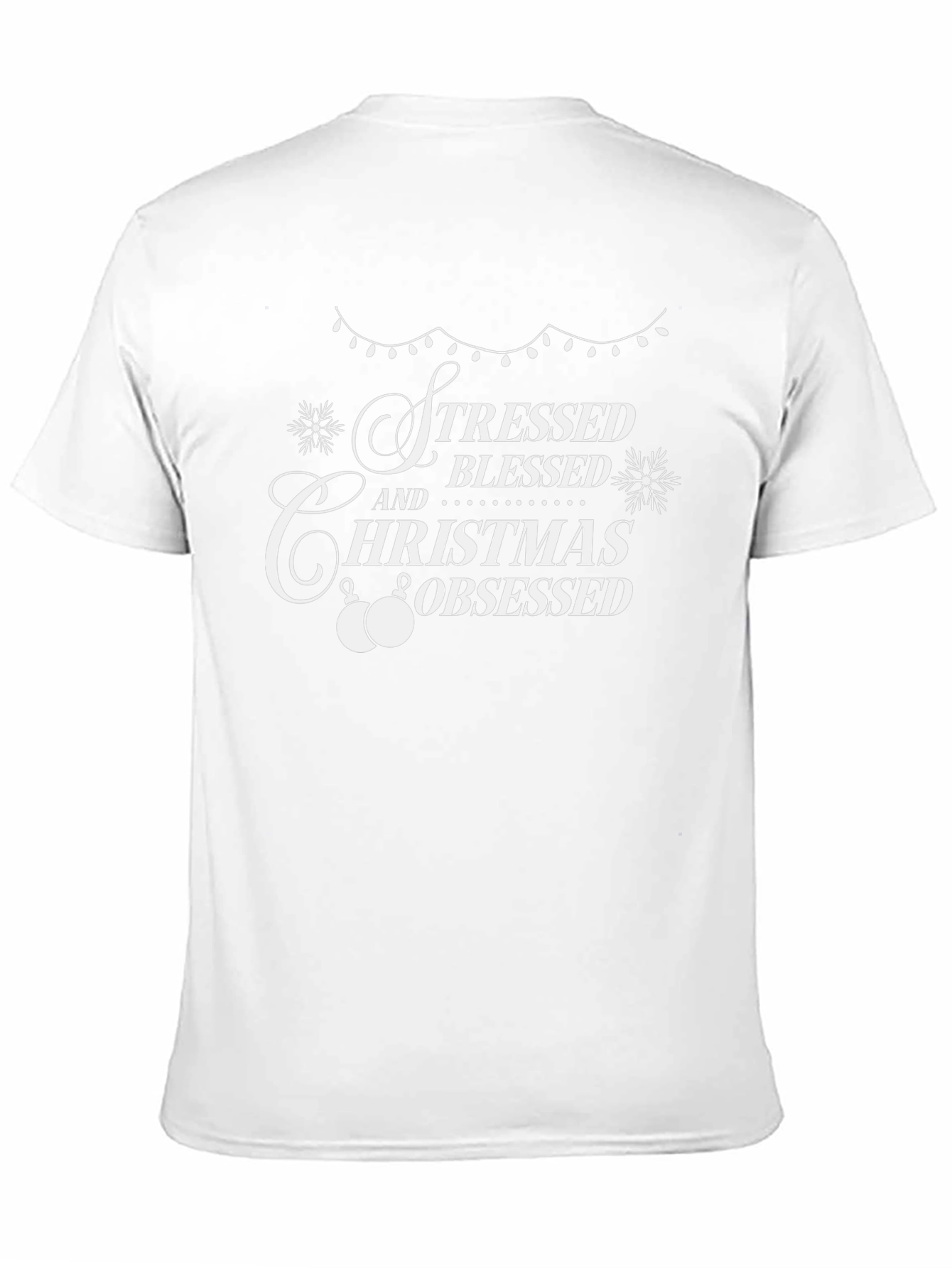 Stressed Blessed Christmas Obsessed Graphic Tee
